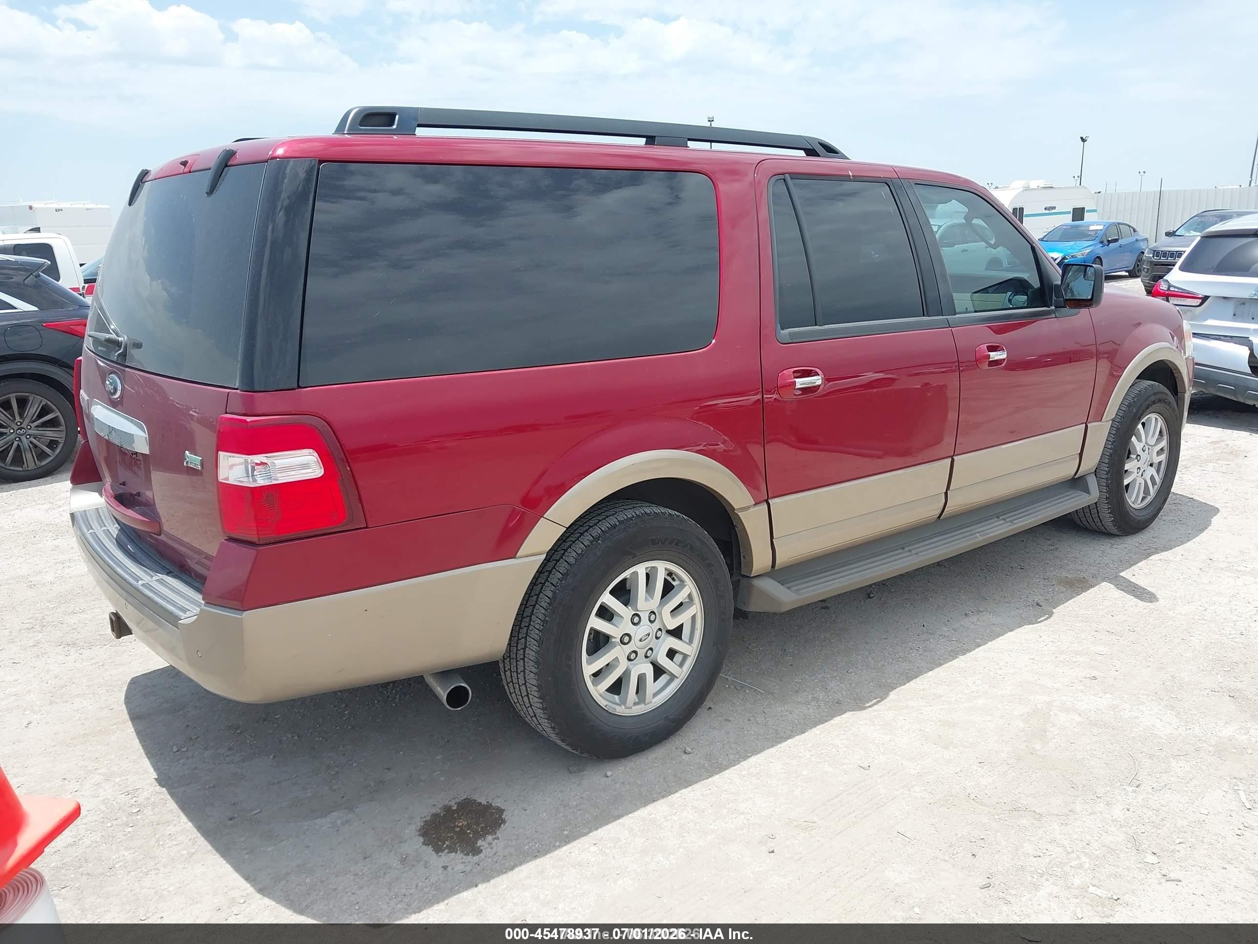 2013 Ford Expedition El King Ranch/xlt Maroon vin: 1FMJK1H59DEF63525