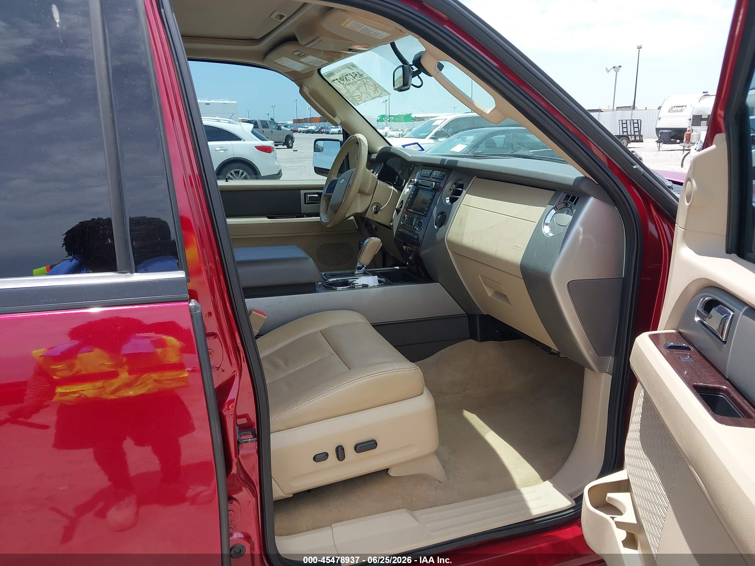 2013 Ford Expedition El King Ranch/xlt Maroon vin: 1FMJK1H59DEF63525
