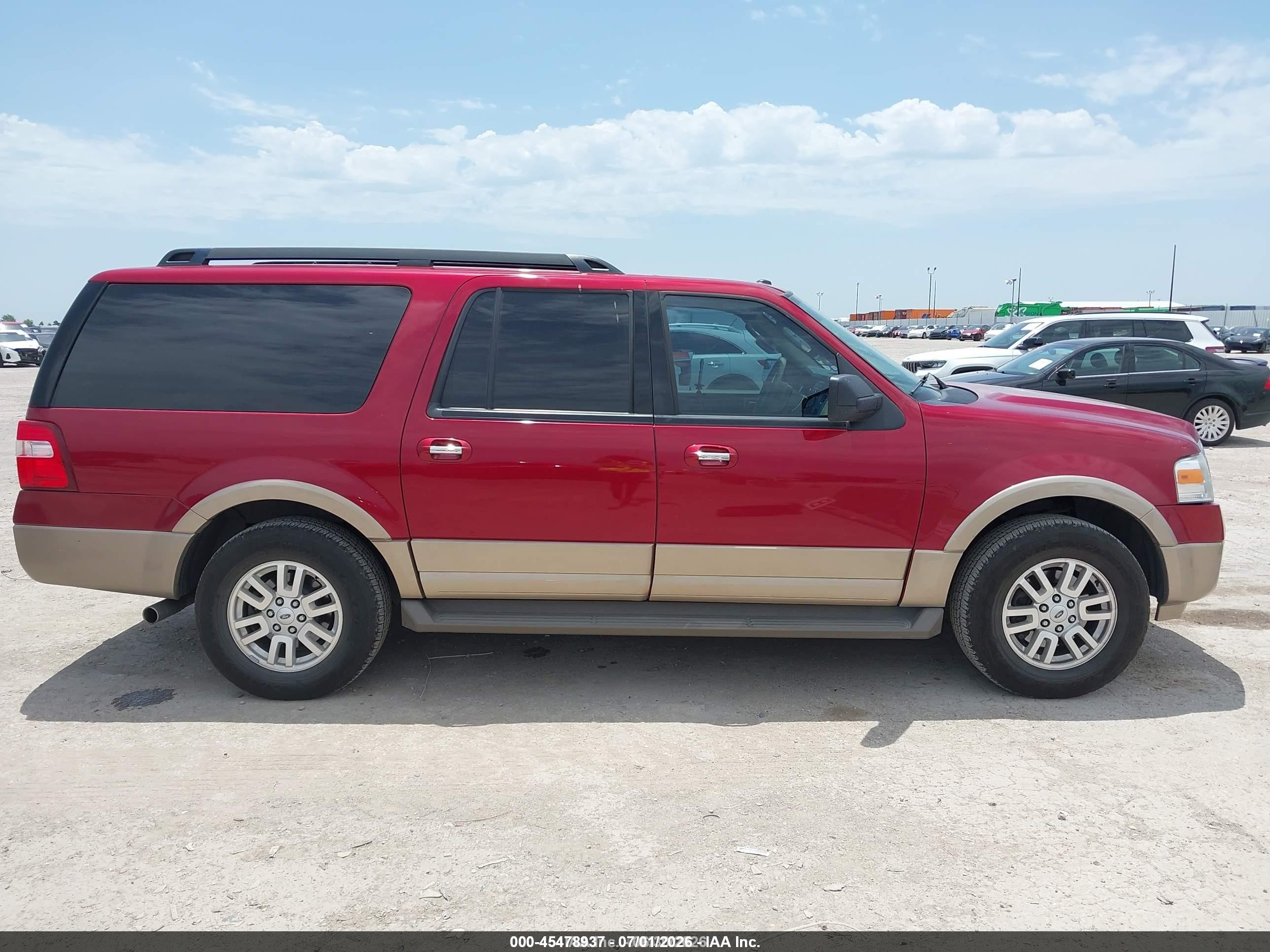 2013 Ford Expedition El King Ranch/xlt Maroon vin: 1FMJK1H59DEF63525