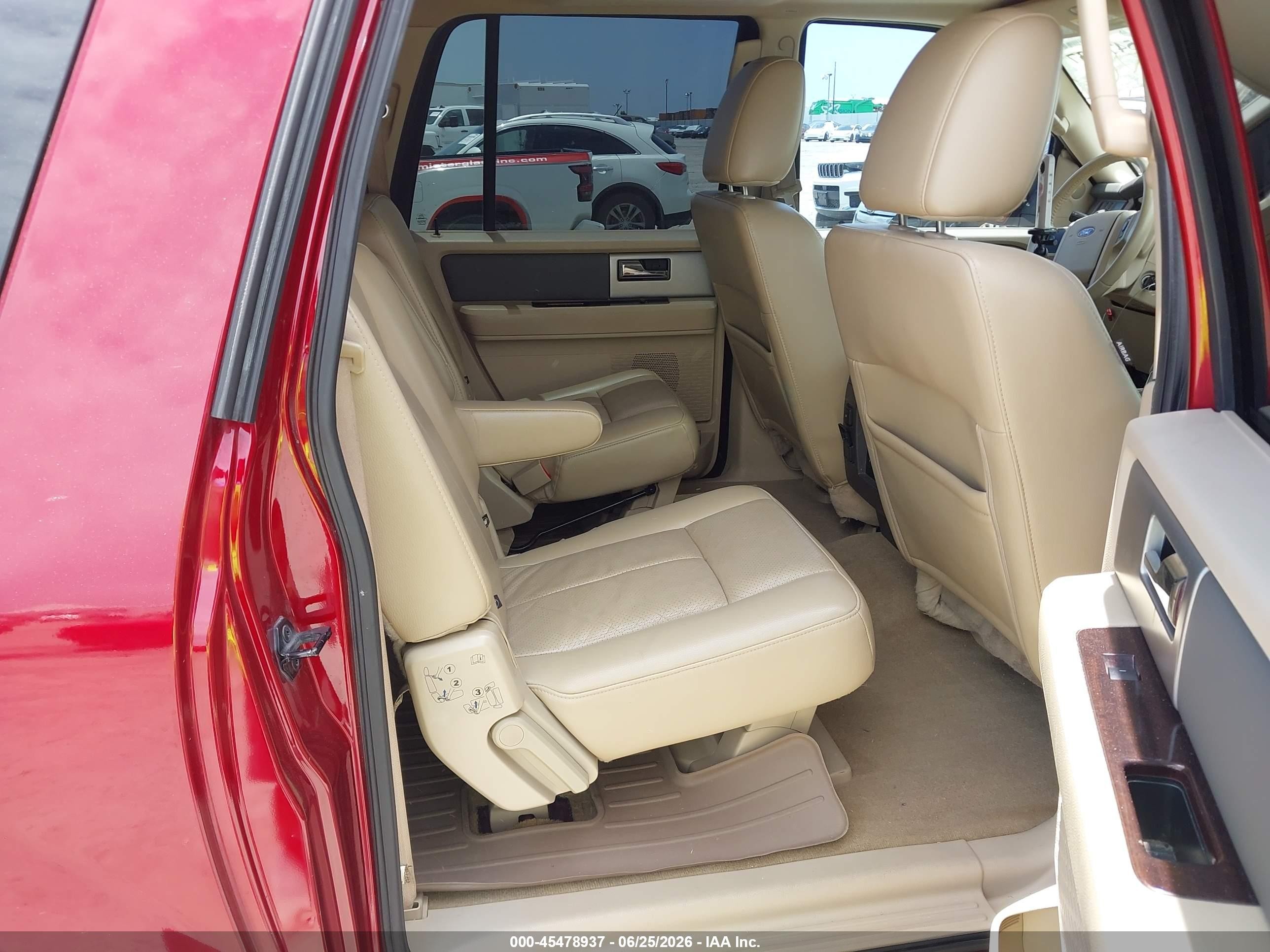 2013 Ford Expedition El King Ranch/xlt Maroon vin: 1FMJK1H59DEF63525
