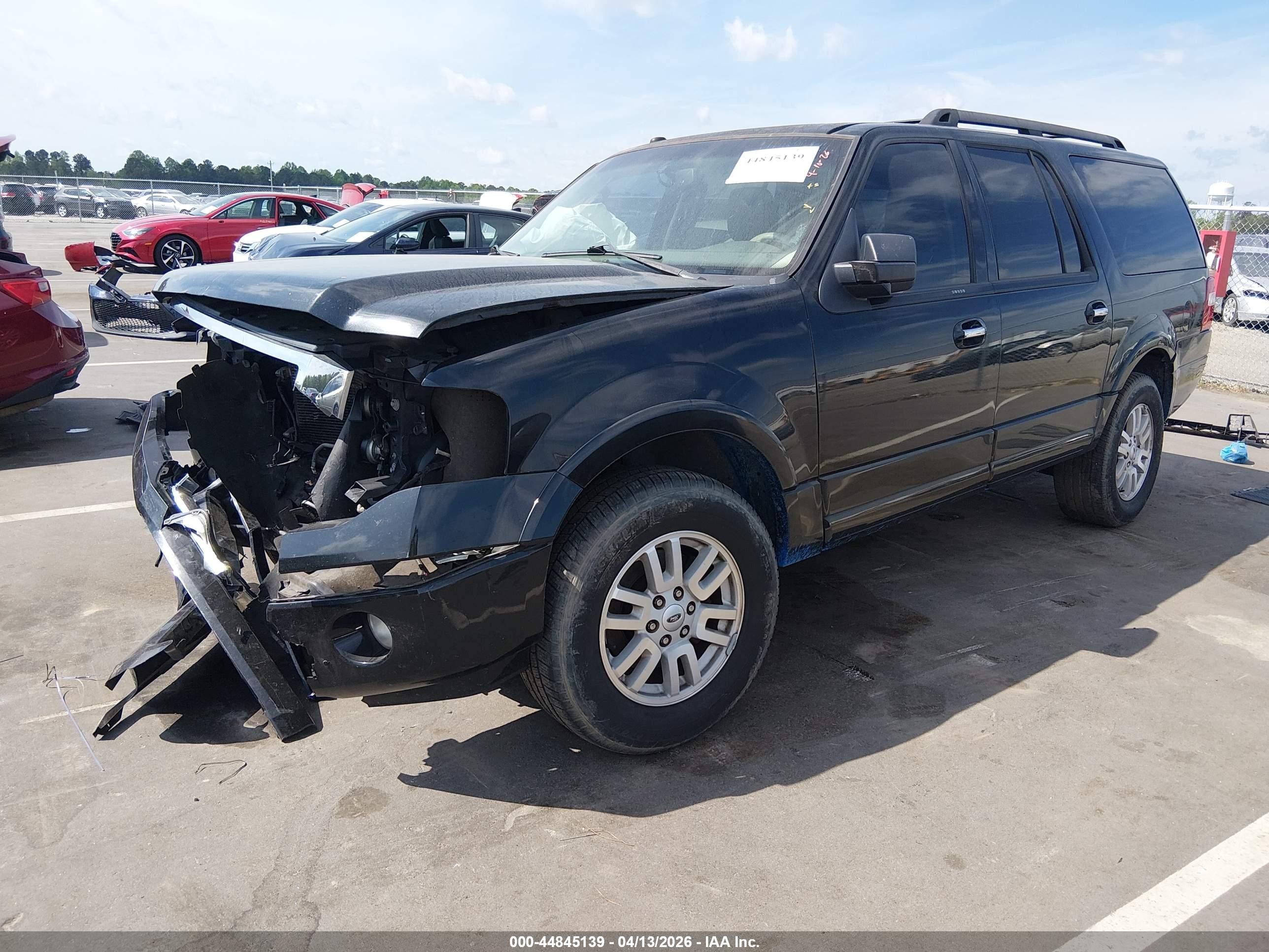 2011 Ford Expedition El Xlt Black vin: 1FMJK1H5XBEF26335