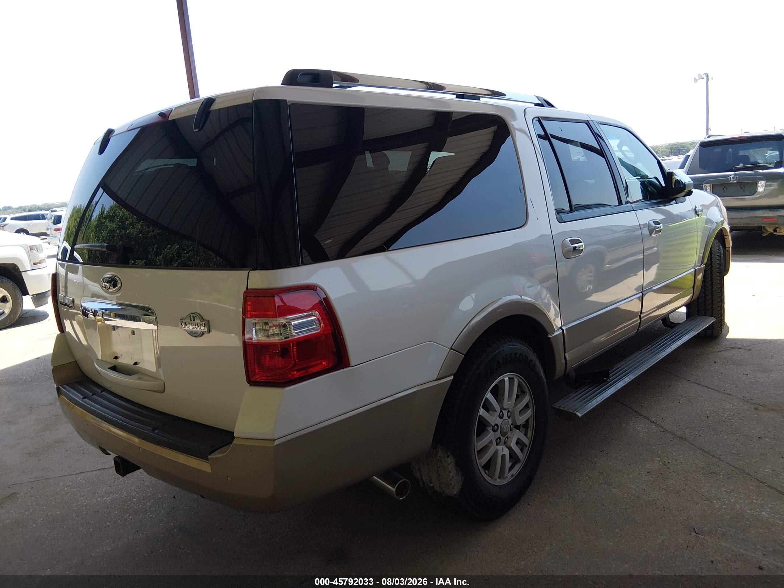 2014 Ford Expedition El King Ranch White vin: 1FMJK1H5XEEF32494