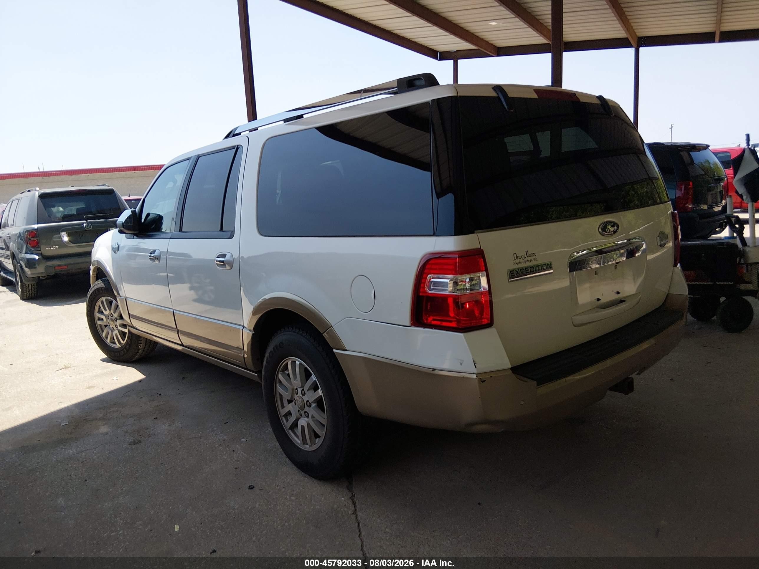 2014 Ford Expedition El King Ranch White vin: 1FMJK1H5XEEF32494