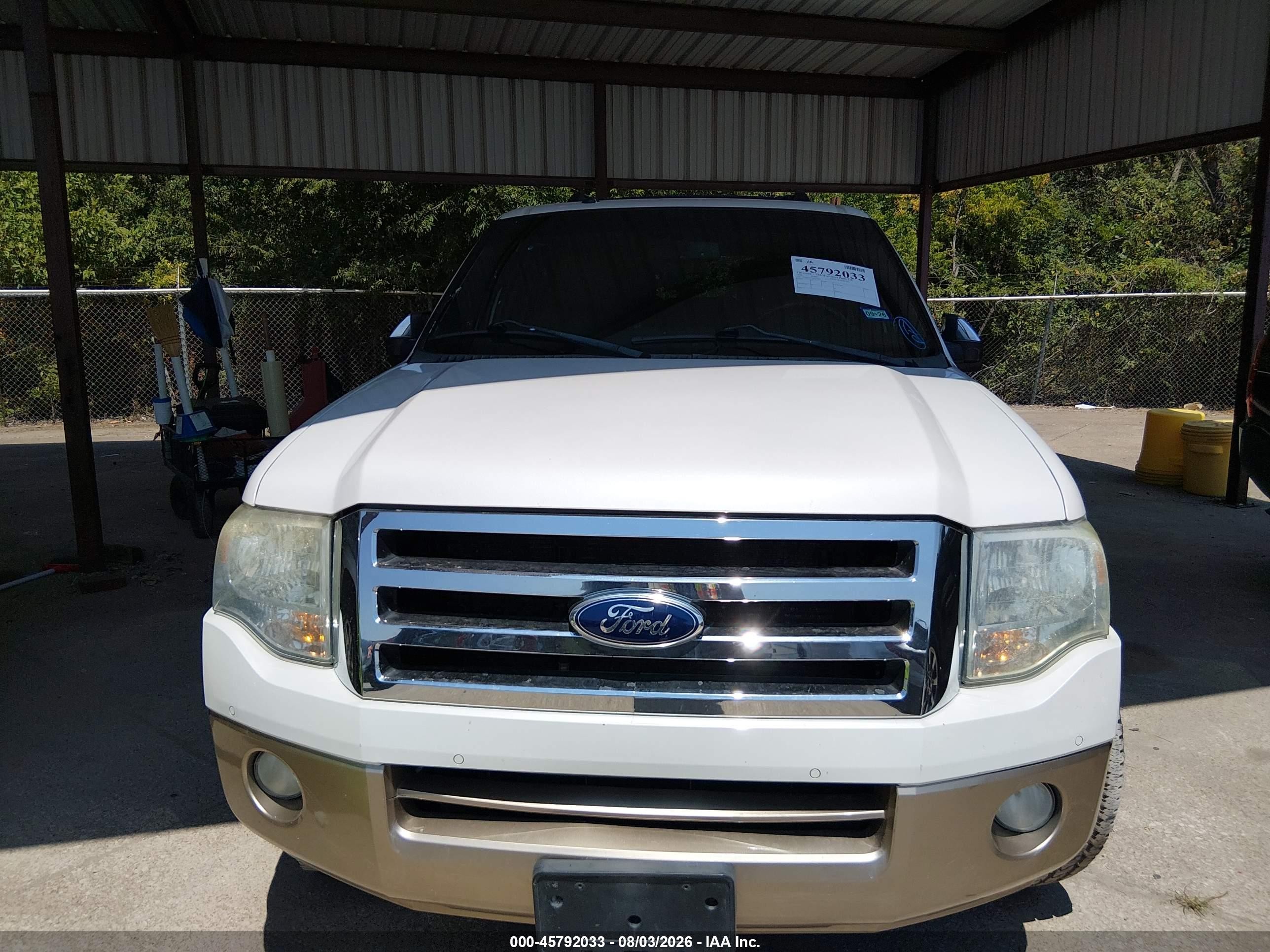 2014 Ford Expedition El King Ranch White vin: 1FMJK1H5XEEF32494