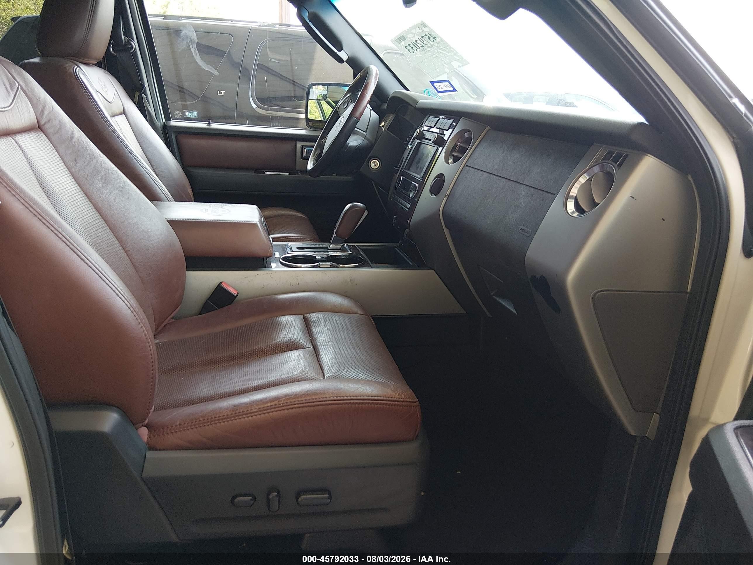 2014 Ford Expedition El King Ranch White vin: 1FMJK1H5XEEF32494