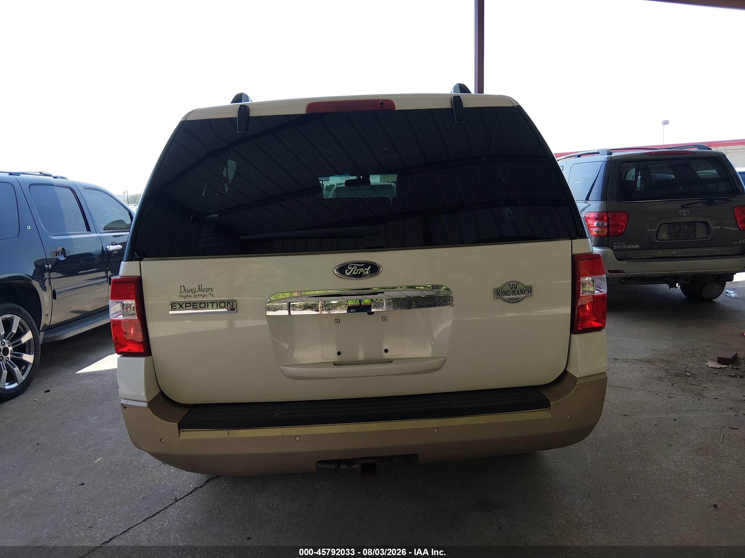 2014 Ford Expedition El King Ranch White vin: 1FMJK1H5XEEF32494