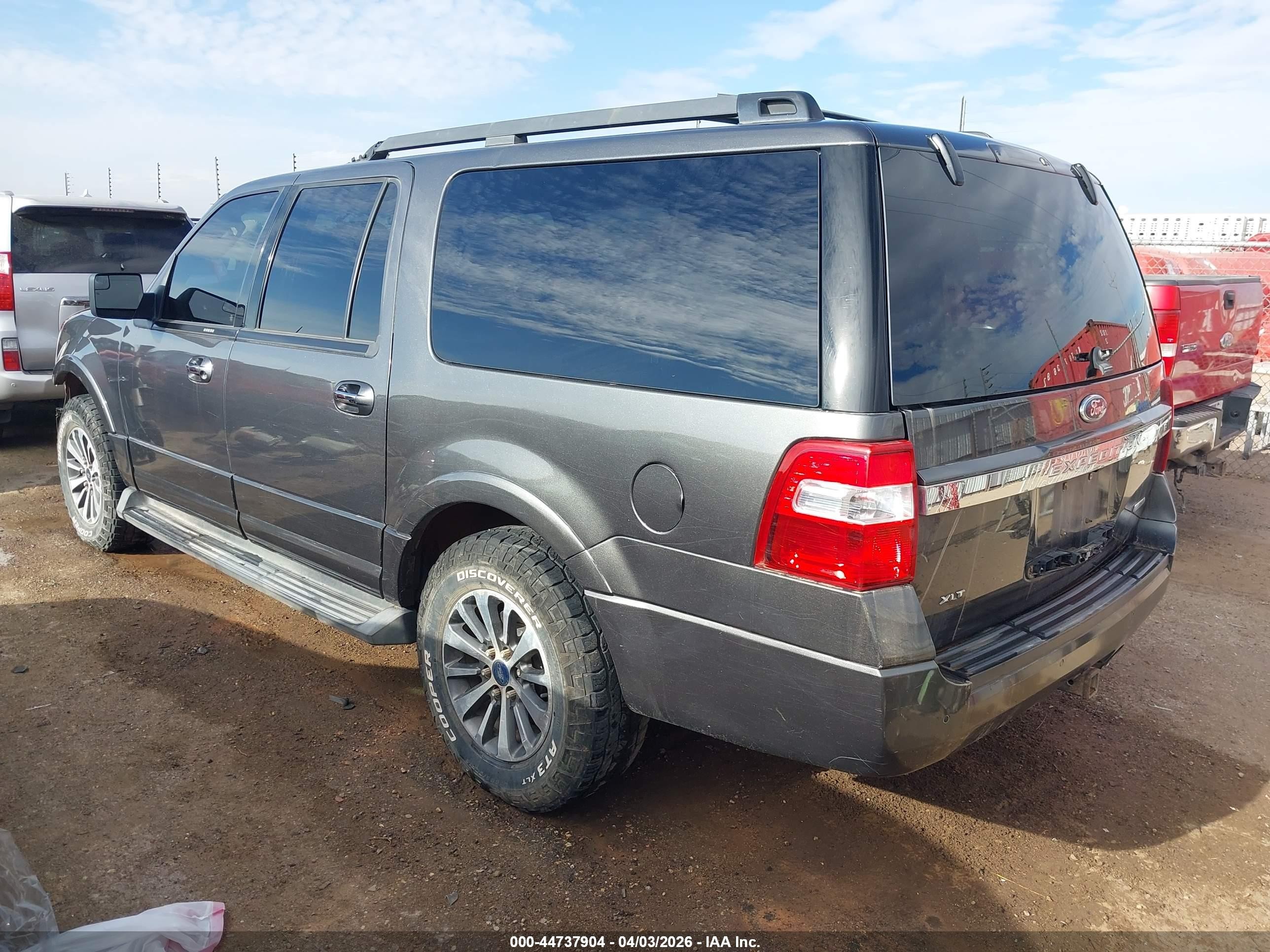 2015 Ford Expedition El Xlt Gray vin: 1FMJK1HT1FEF23876