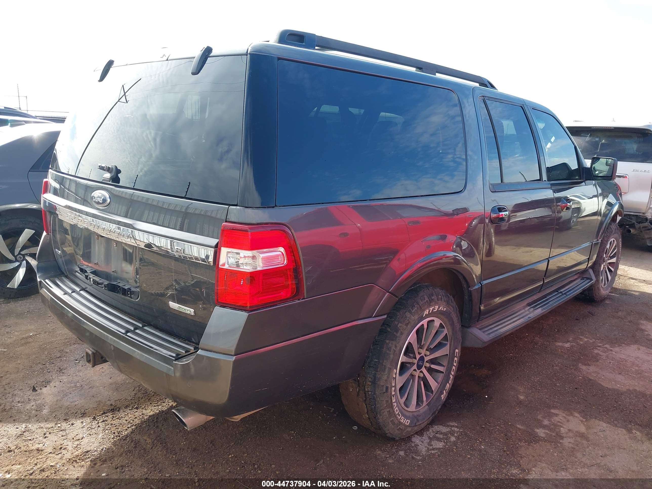 2015 Ford Expedition El Xlt Gray vin: 1FMJK1HT1FEF23876