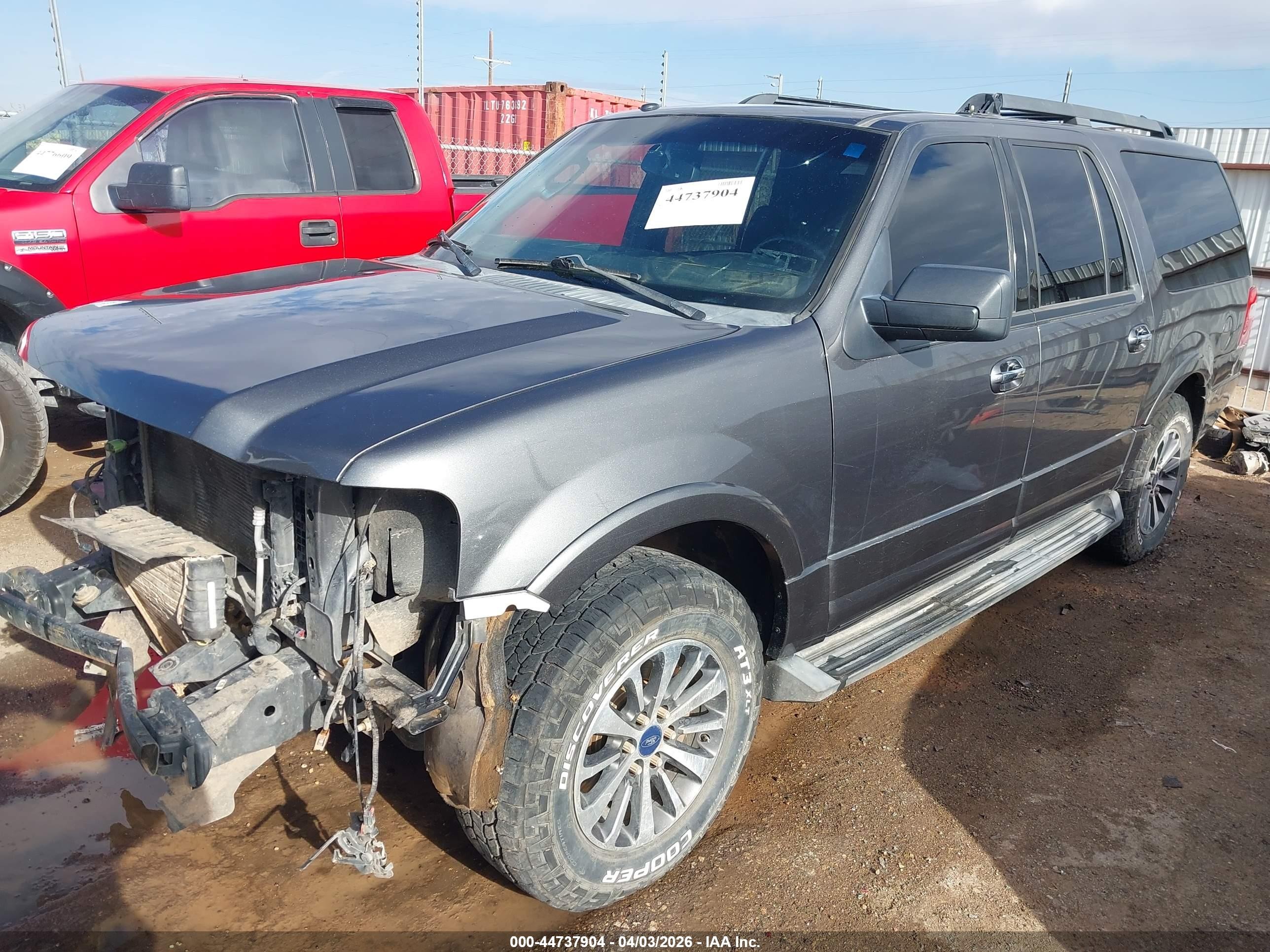 2015 Ford Expedition El Xlt Gray vin: 1FMJK1HT1FEF23876