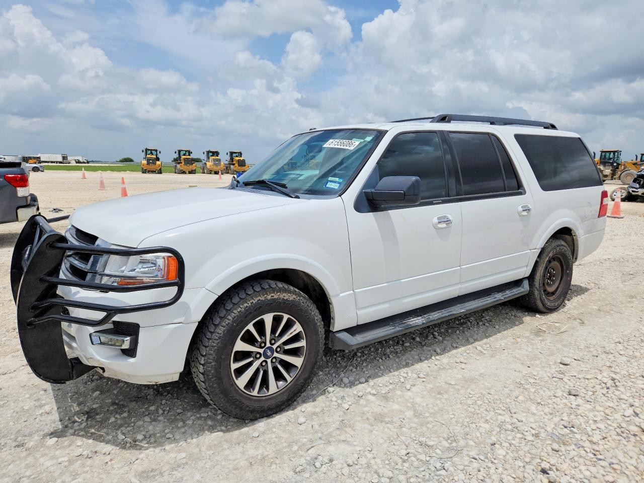 2015 Ford Expedition El Xlt White vin: 1FMJK1HT2FEF09453