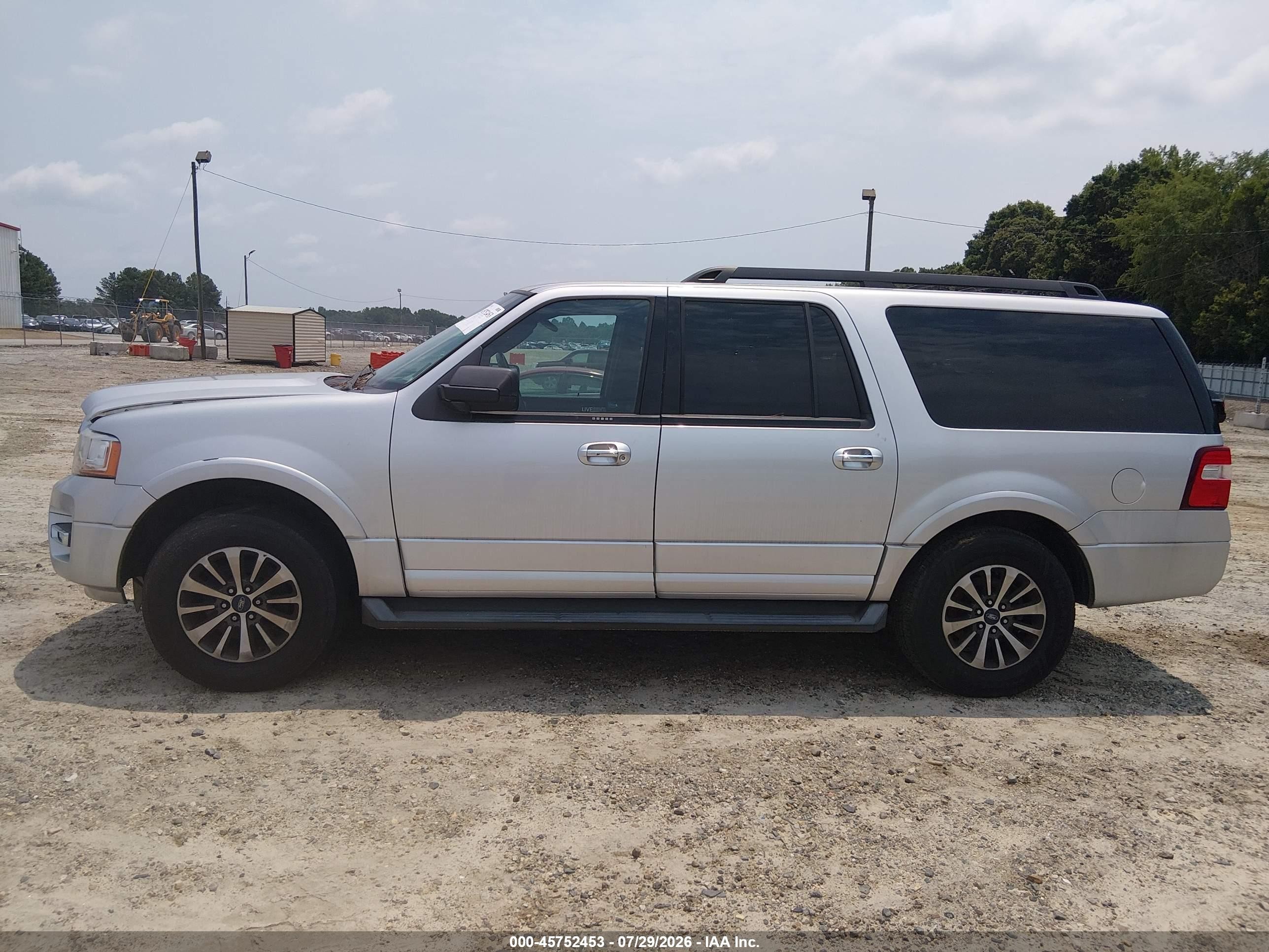2015 Ford Expedition El Xlt Серебряный vin: 1FMJK1HT4FEF15240