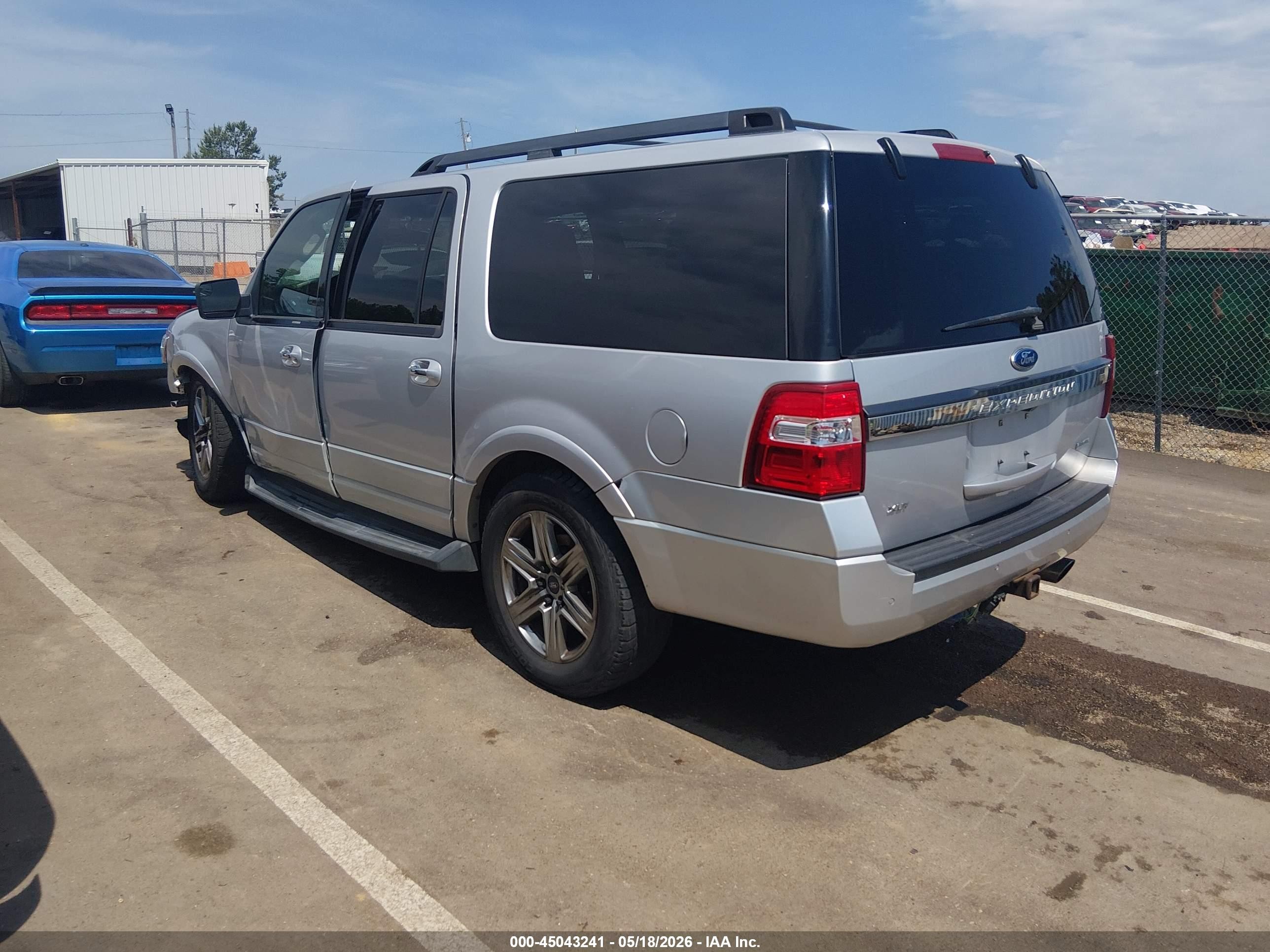 2015 Ford Expedition El Xlt Silver vin: 1FMJK1HT4FEF44835