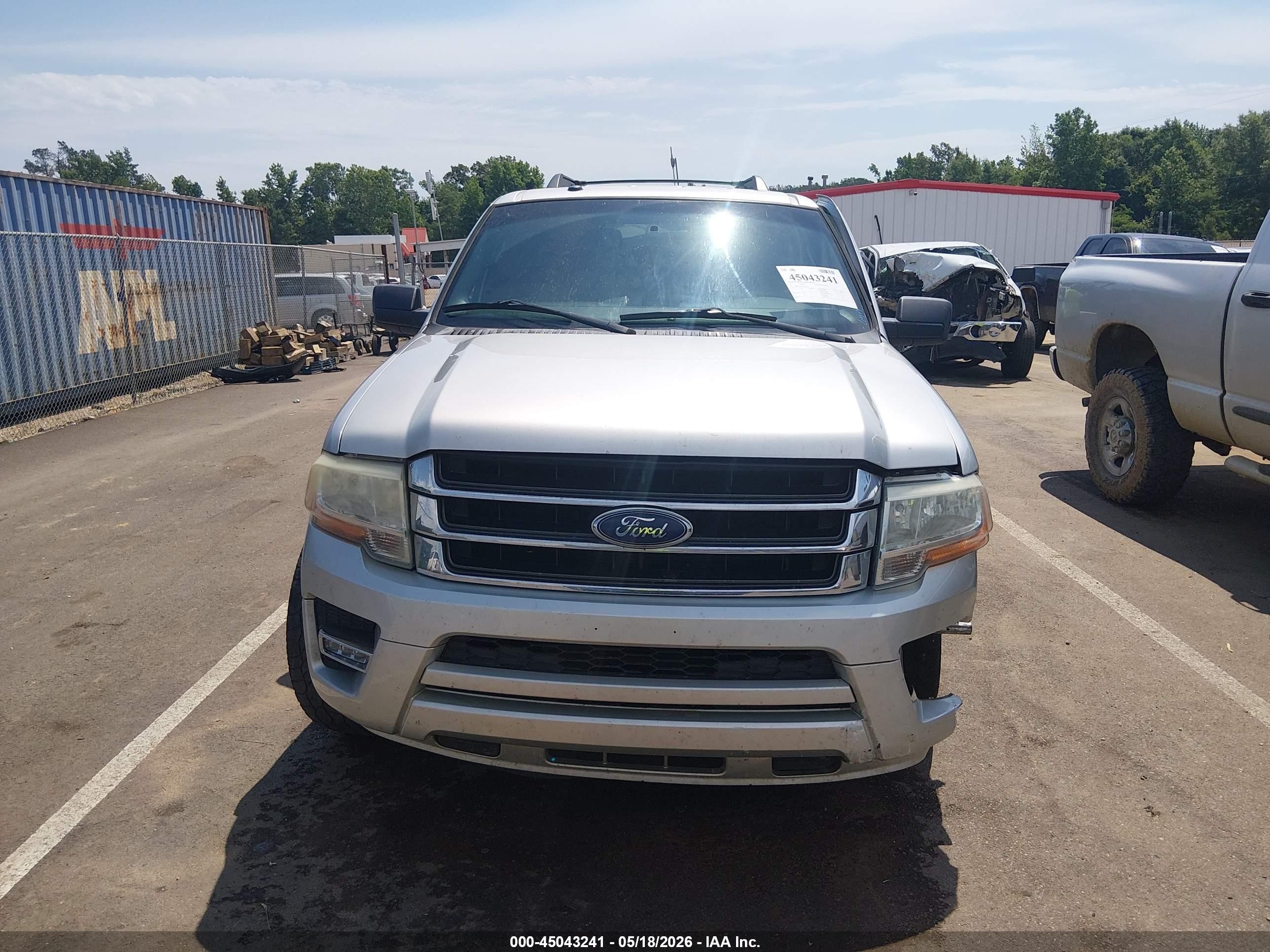 2015 Ford Expedition El Xlt Silver vin: 1FMJK1HT4FEF44835