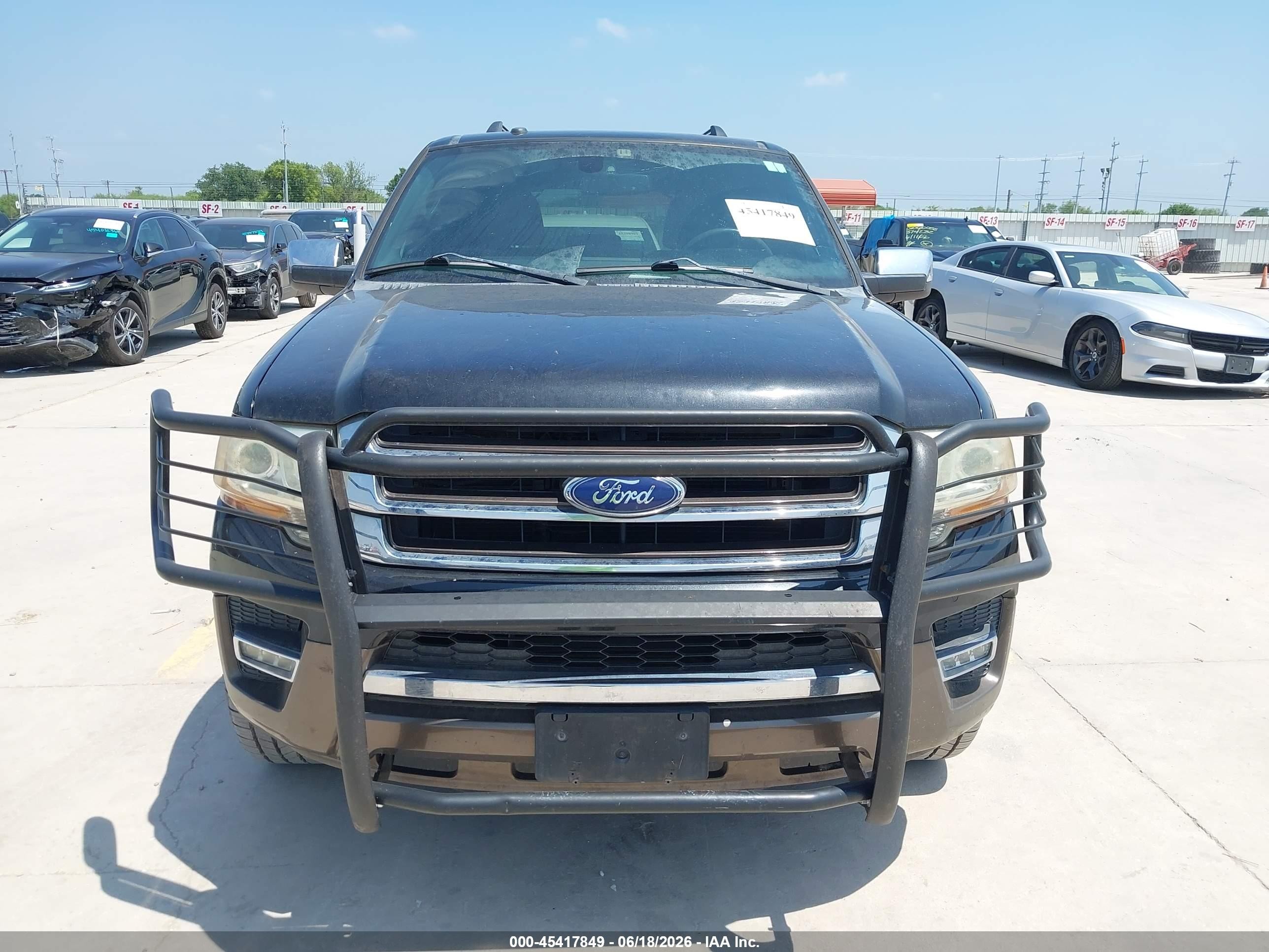 2015 Ford Expedition El King Ranch Black vin: 1FMJK1HT6FEF12954