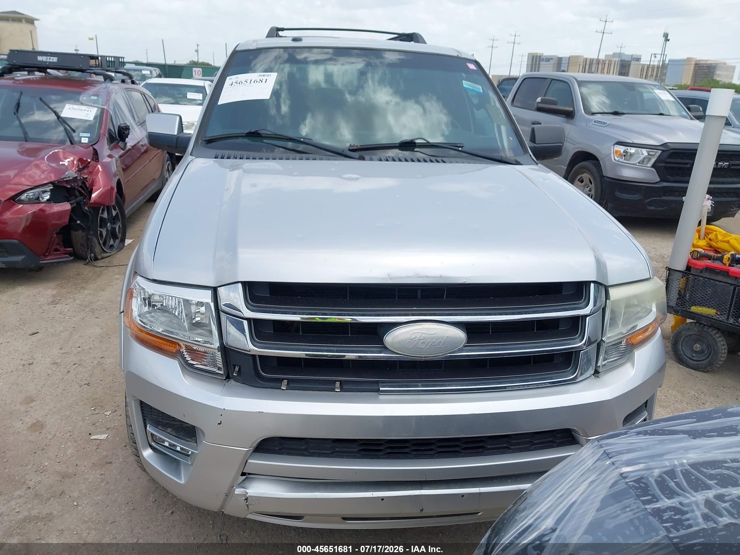 2015 Ford Expedition El Xlt Silver vin: 1FMJK1HT6FEF31729