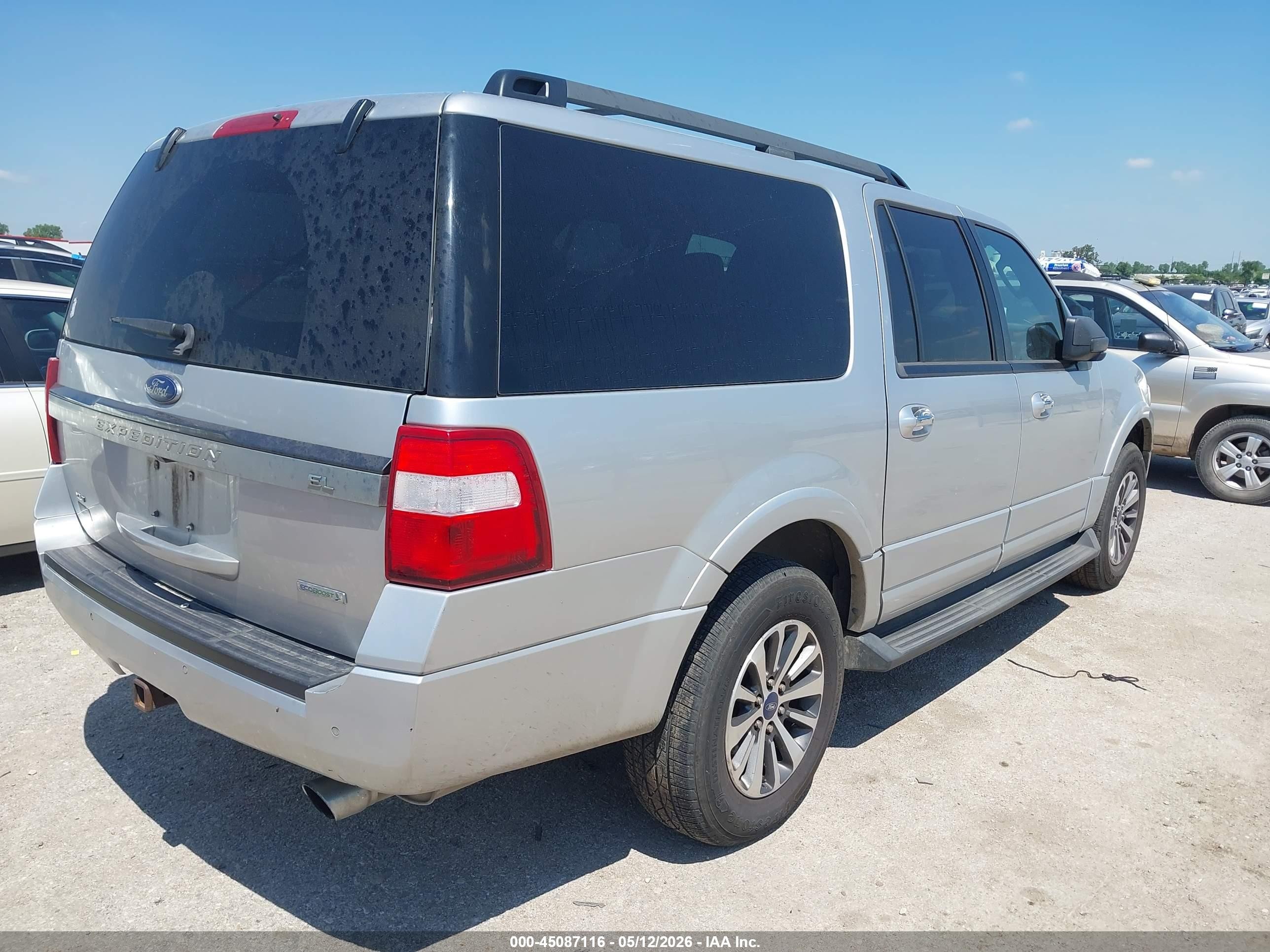 2017 Ford Expedition El Xlt Silver vin: 1FMJK1HT7HEA06133