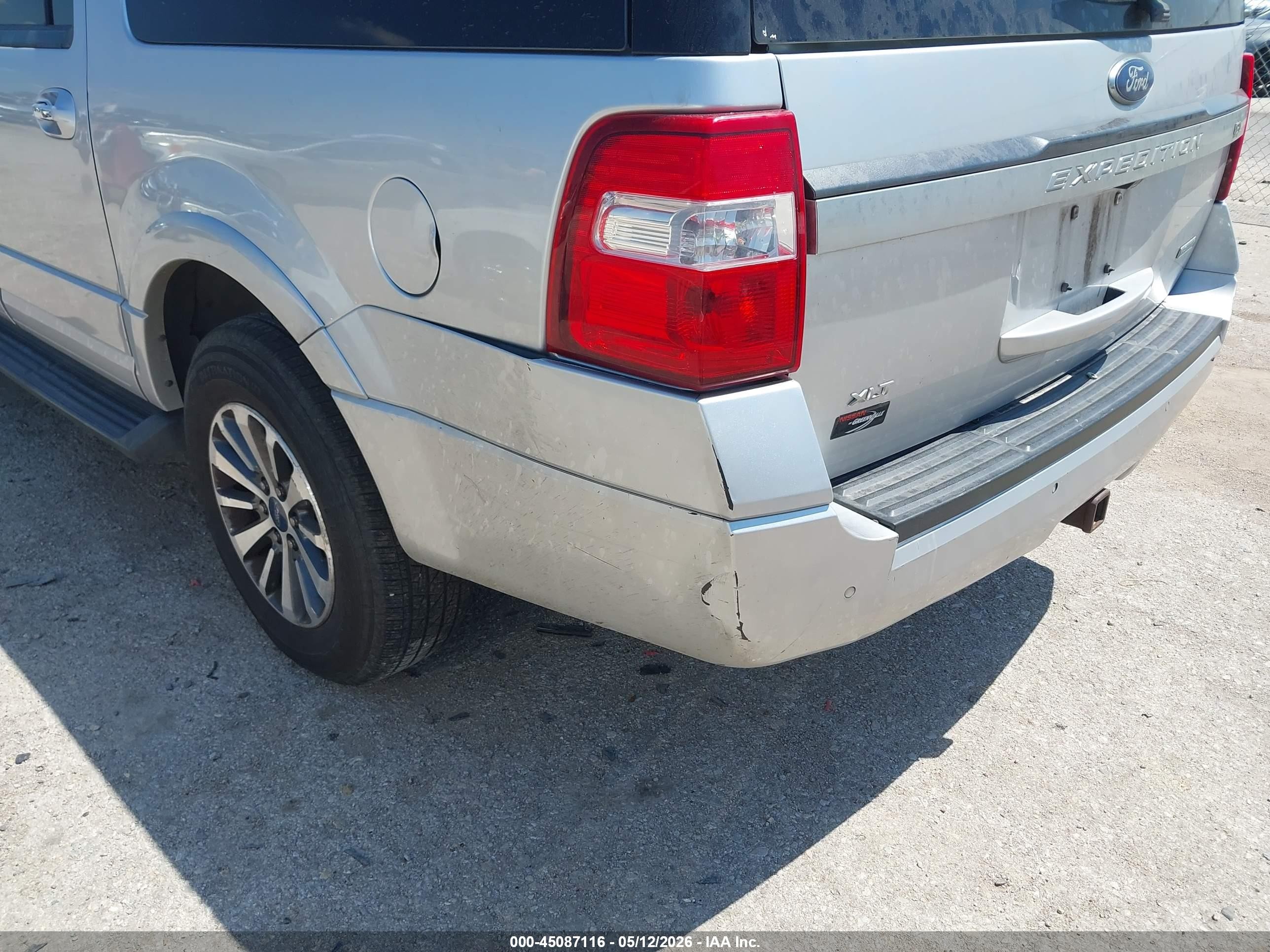 2017 Ford Expedition El Xlt Silver vin: 1FMJK1HT7HEA06133