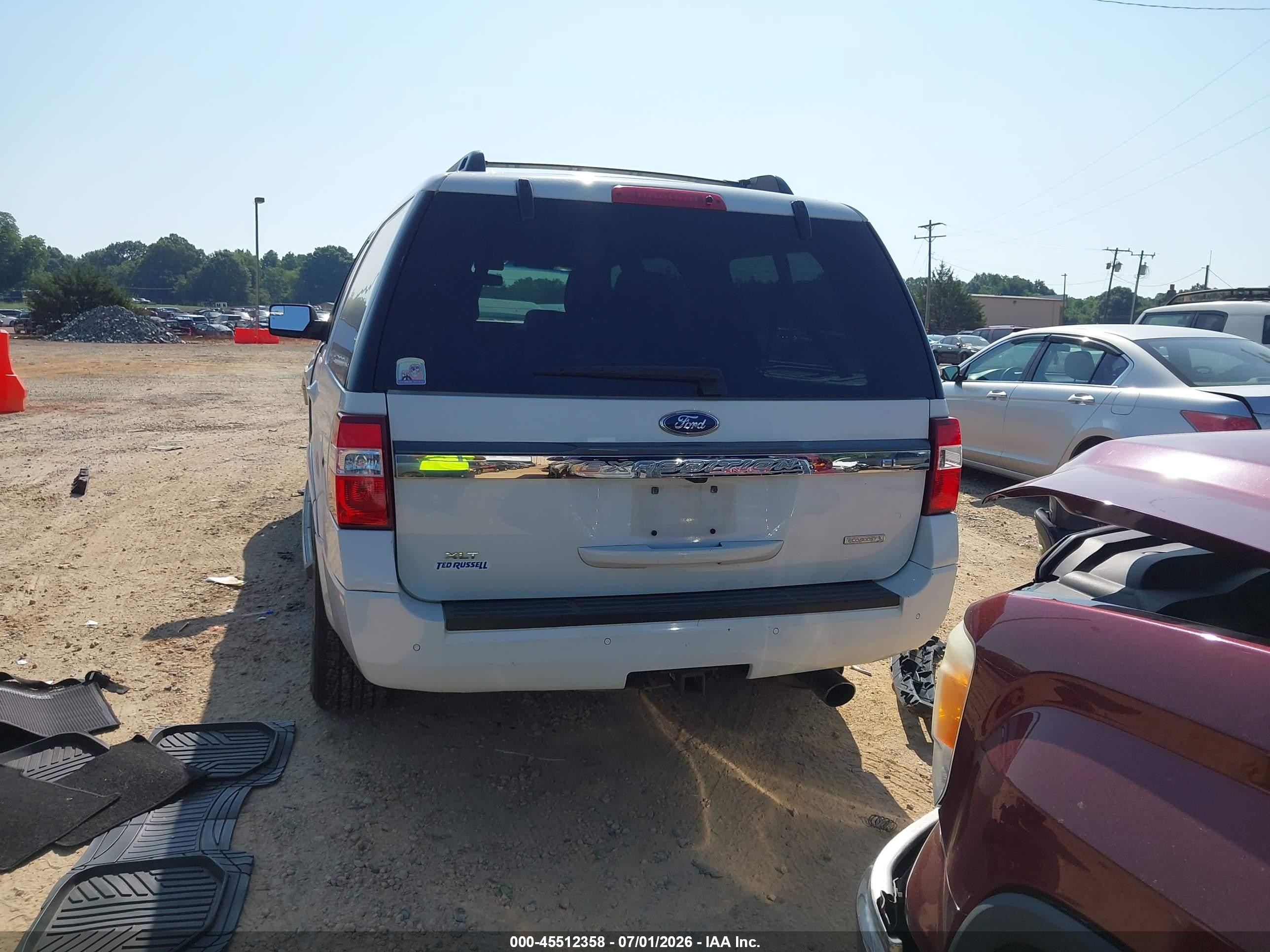 2015 Ford Expedition El King Ranch/xlt White vin: 1FMJK1HT8FEF04595