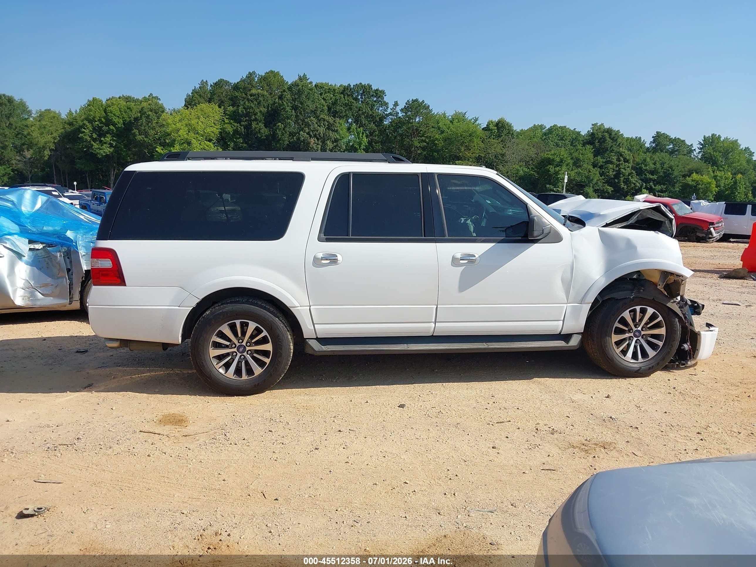 2015 Ford Expedition El King Ranch/xlt White vin: 1FMJK1HT8FEF04595