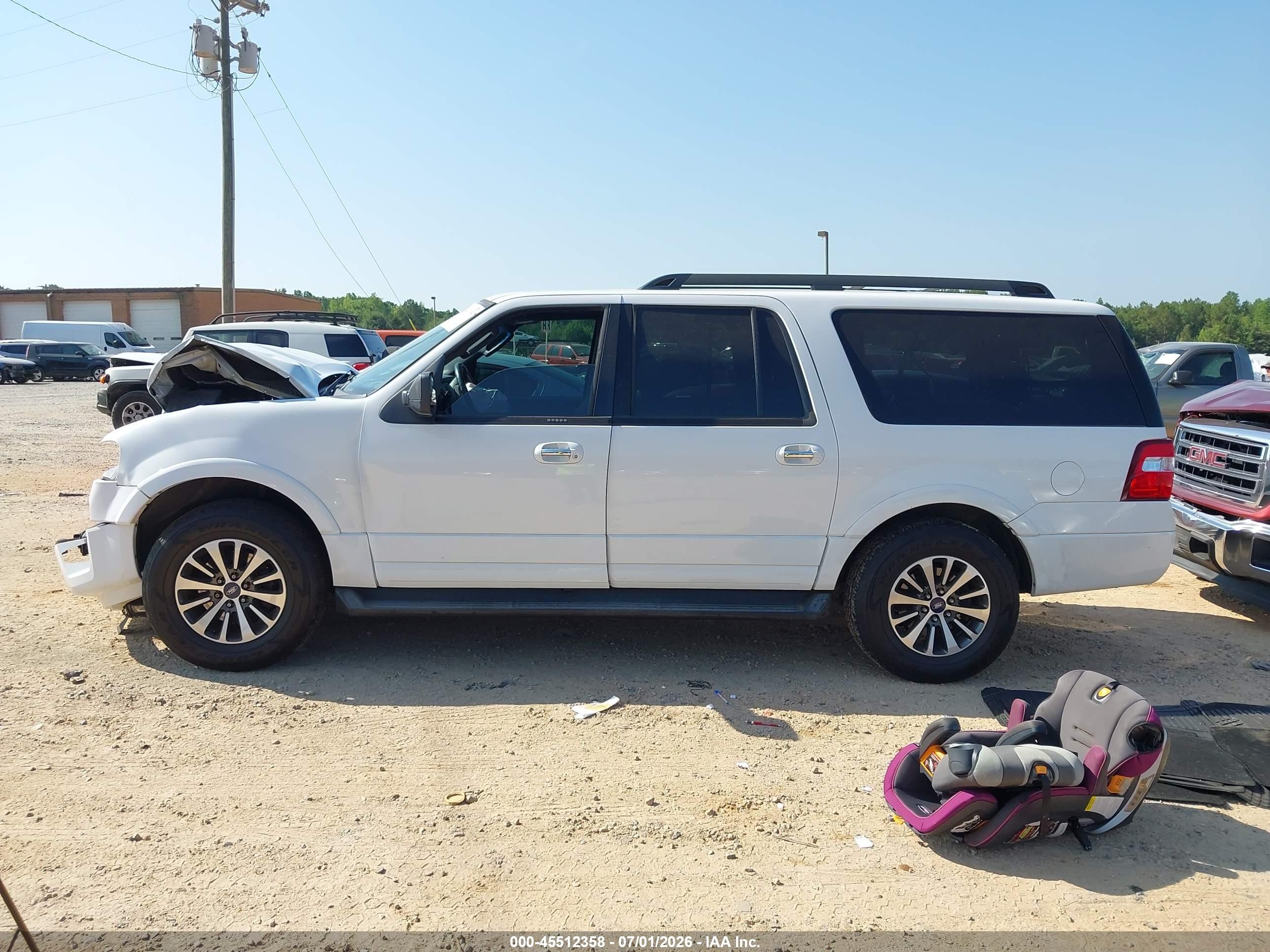 2015 Ford Expedition El King Ranch/xlt White vin: 1FMJK1HT8FEF04595