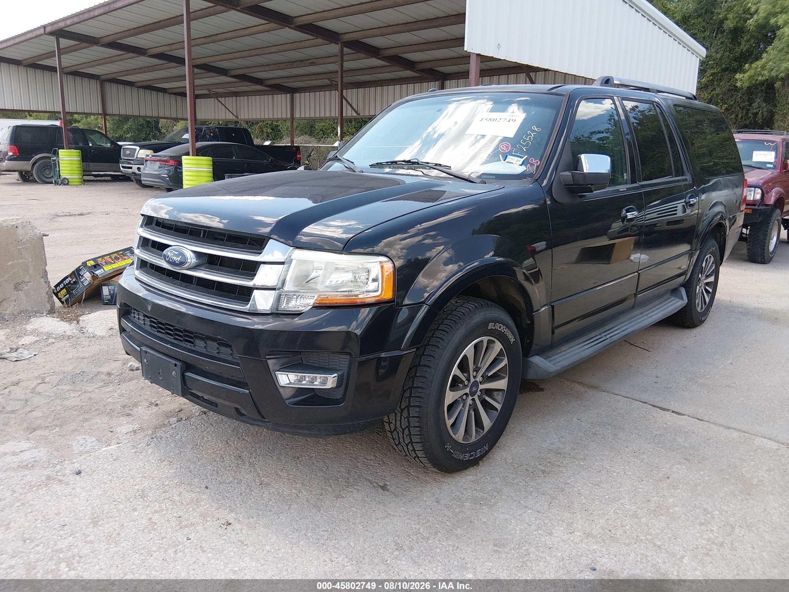2015 Ford Expedition El Xlt Black vin: 1FMJK1HTXFEF25528