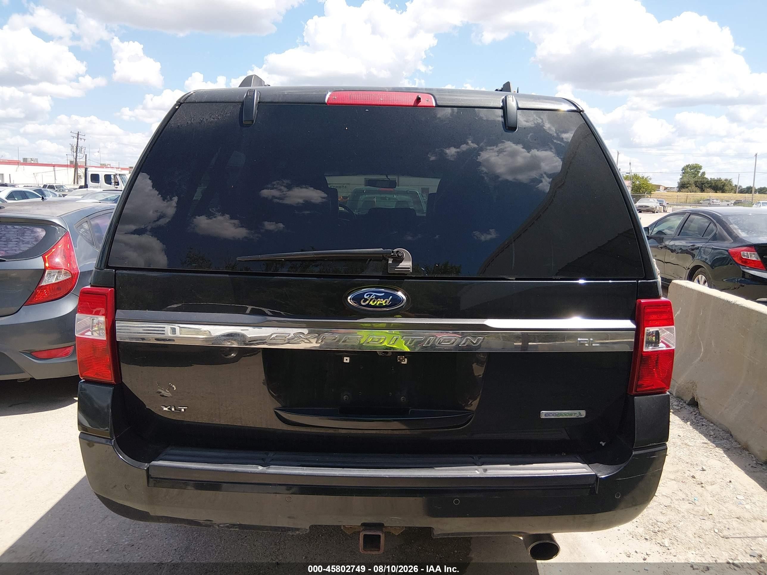2015 Ford Expedition El Xlt Black vin: 1FMJK1HTXFEF25528