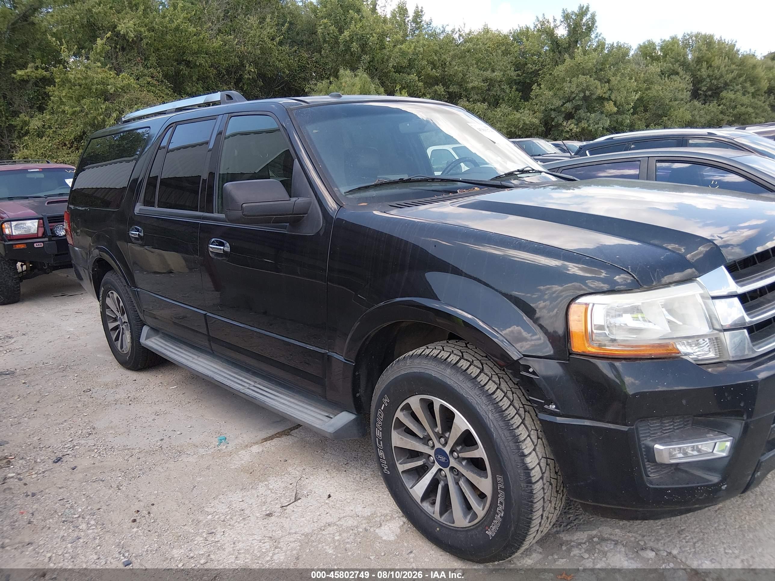 2015 Ford Expedition El Xlt Black vin: 1FMJK1HTXFEF25528
