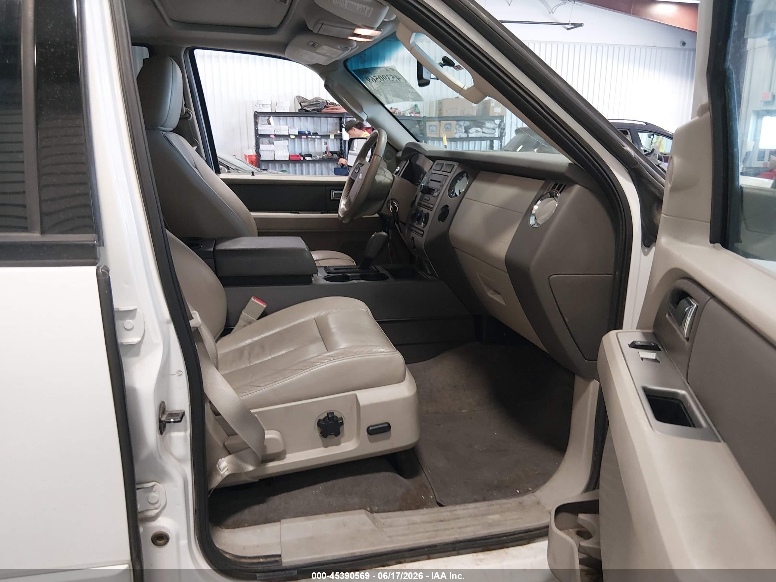 2014 Ford Expedition El Xlt White vin: 1FMJK1J50EEF08960