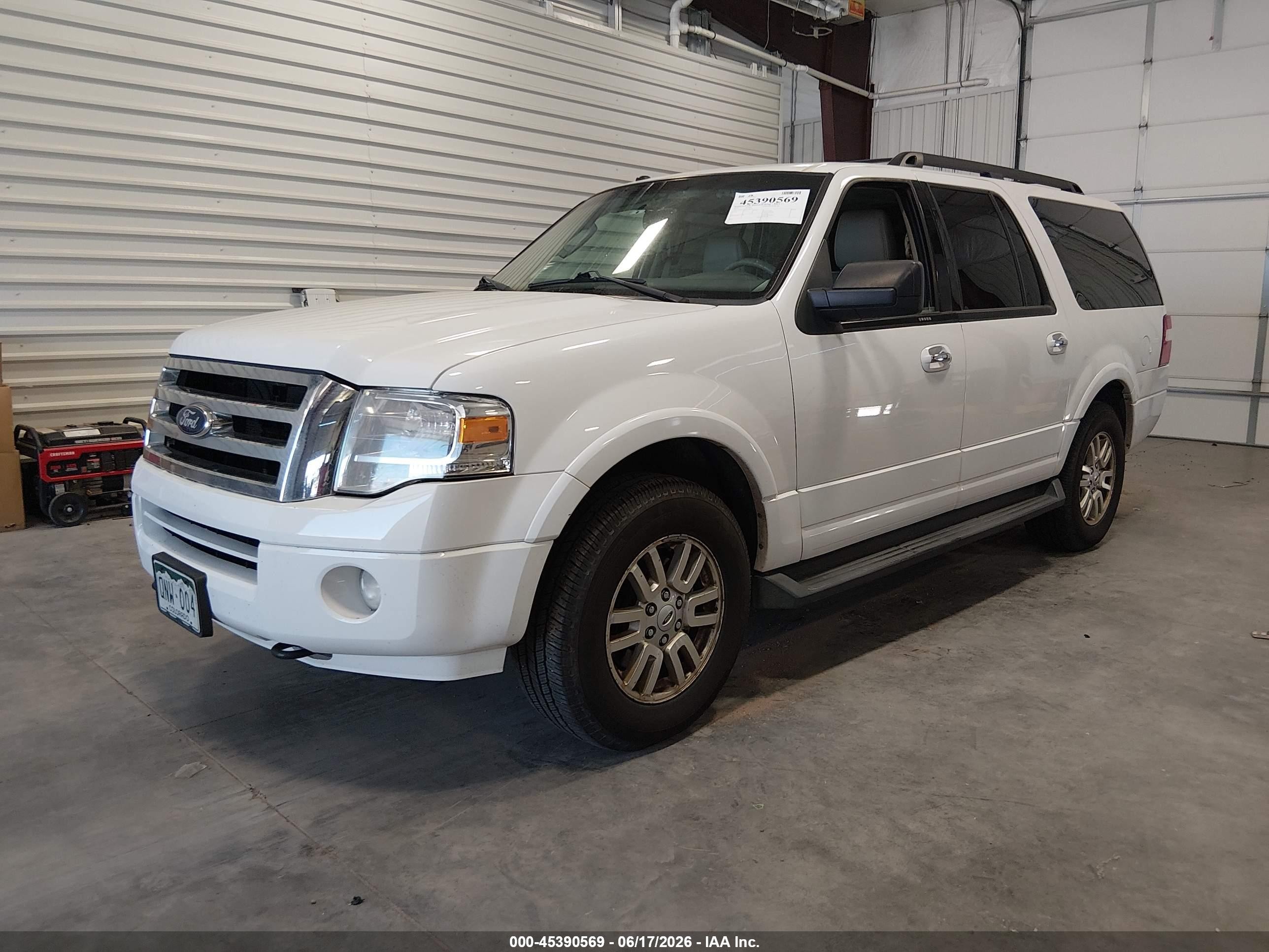 2014 Ford Expedition El Xlt White vin: 1FMJK1J50EEF08960