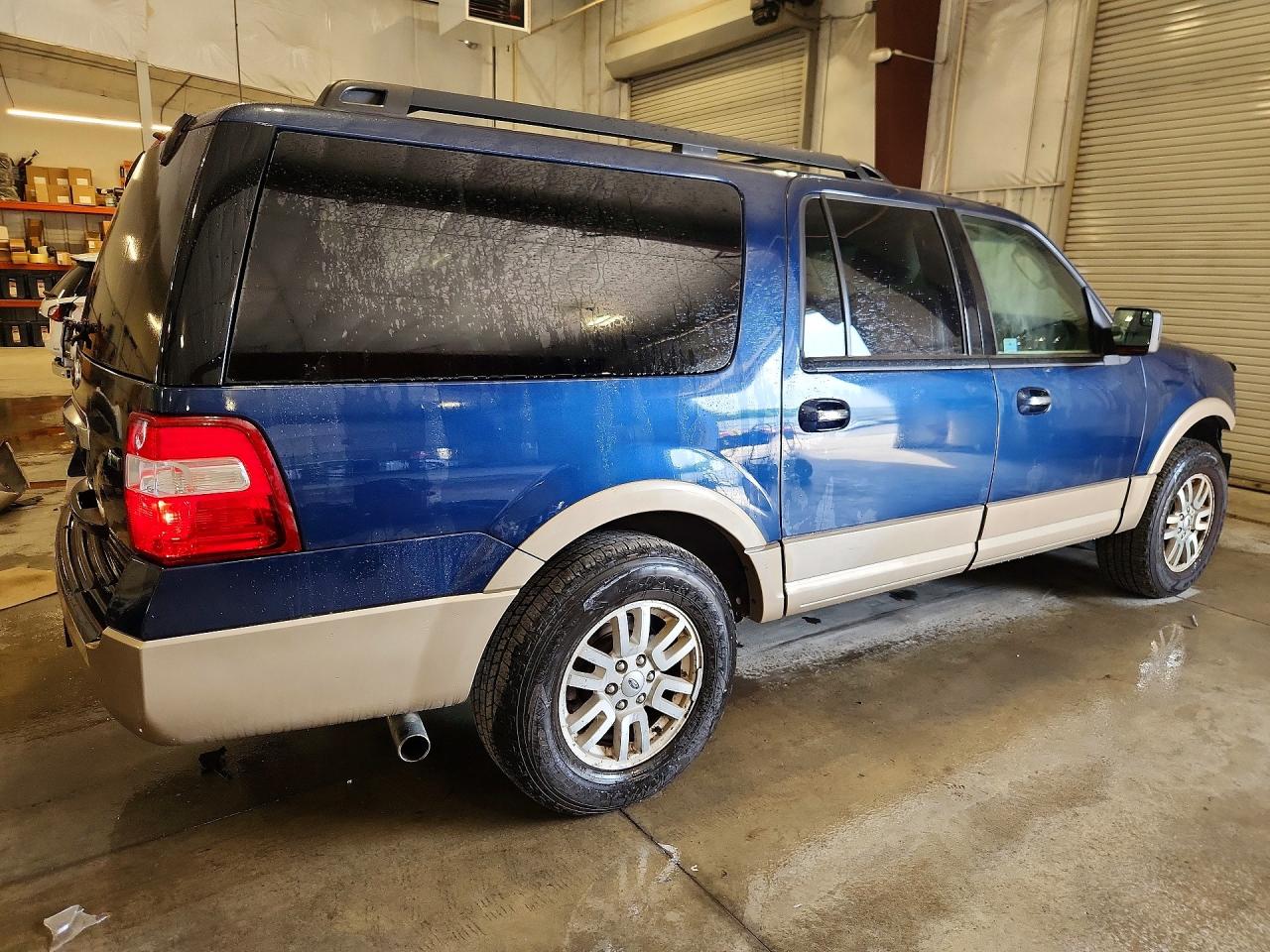2014 Ford Expedition El Xlt Blue vin: 1FMJK1J50EEF44535