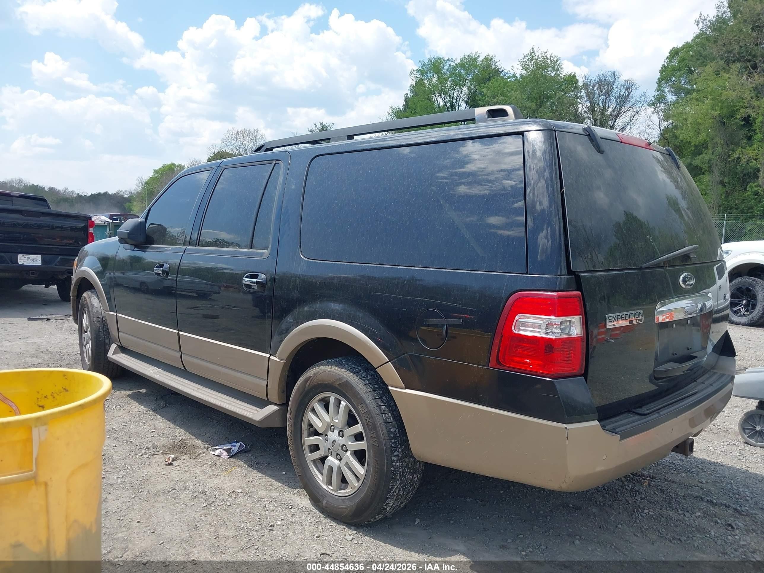 2014 Ford Expedition El Xlt Black vin: 1FMJK1J50EEF52439
