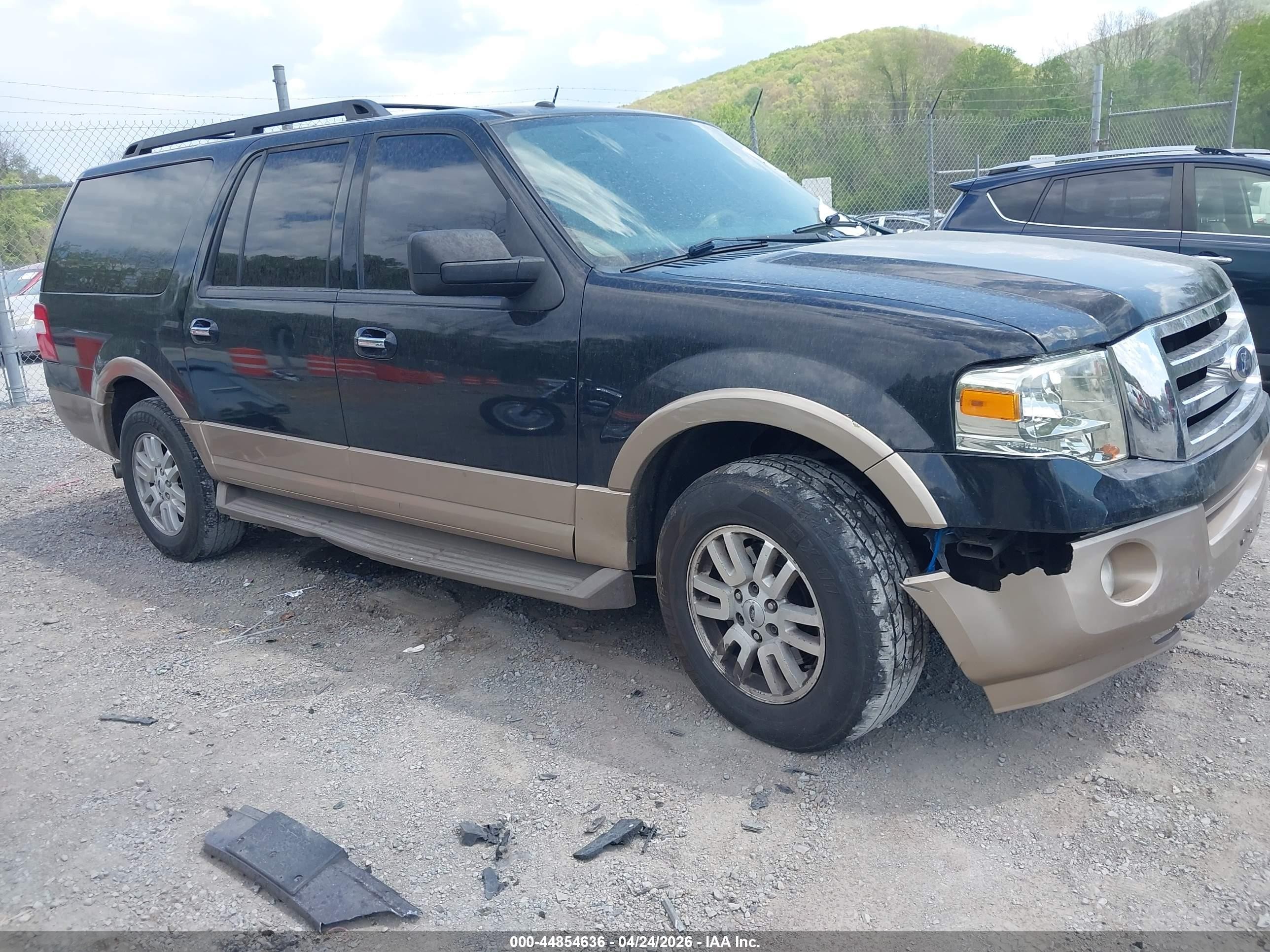 2014 Ford Expedition El Xlt Black vin: 1FMJK1J50EEF52439