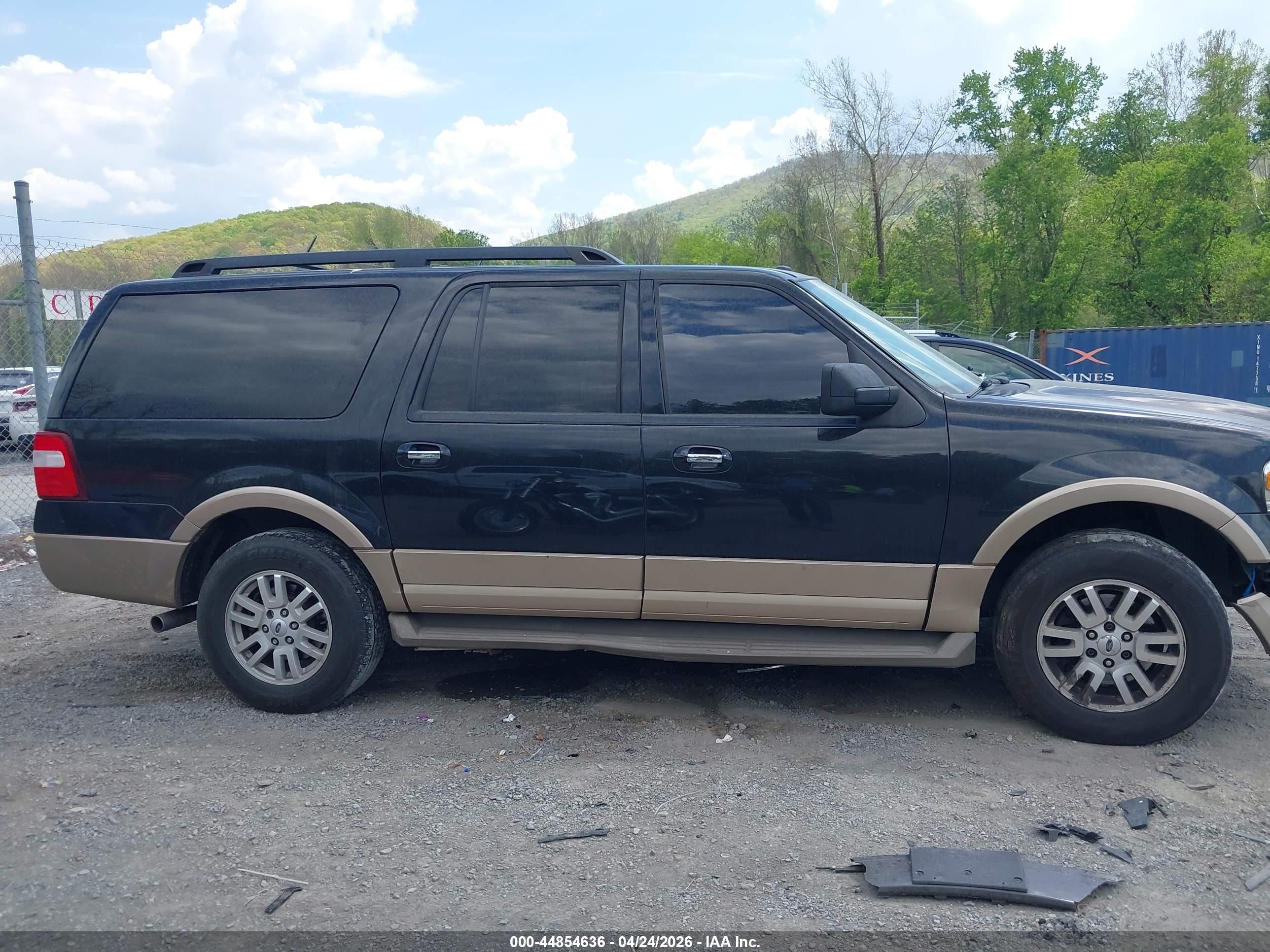 2014 Ford Expedition El Xlt Black vin: 1FMJK1J50EEF52439
