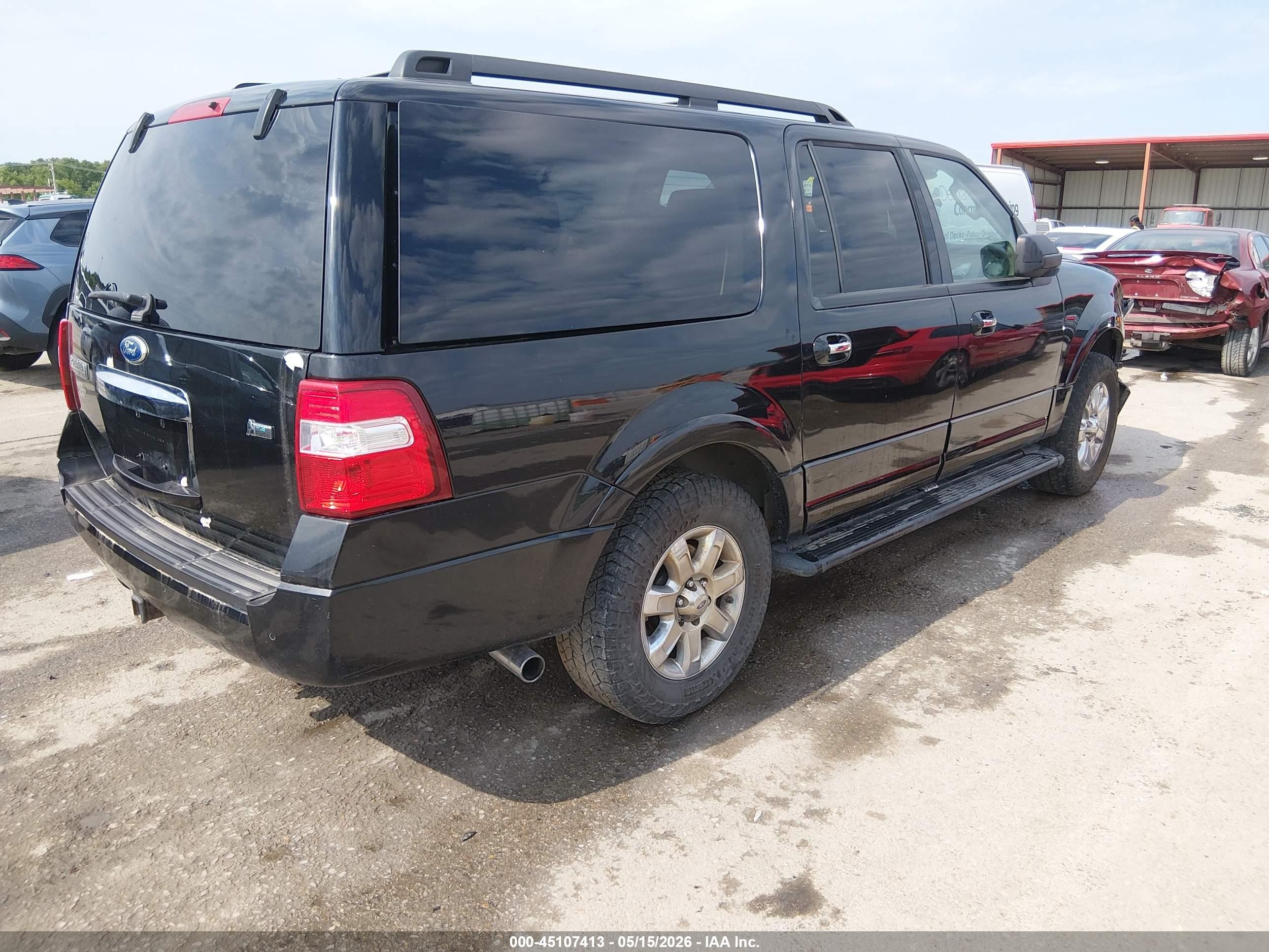 2011 Ford Expedition El Xlt Black vin: 1FMJK1J51BEF18697
