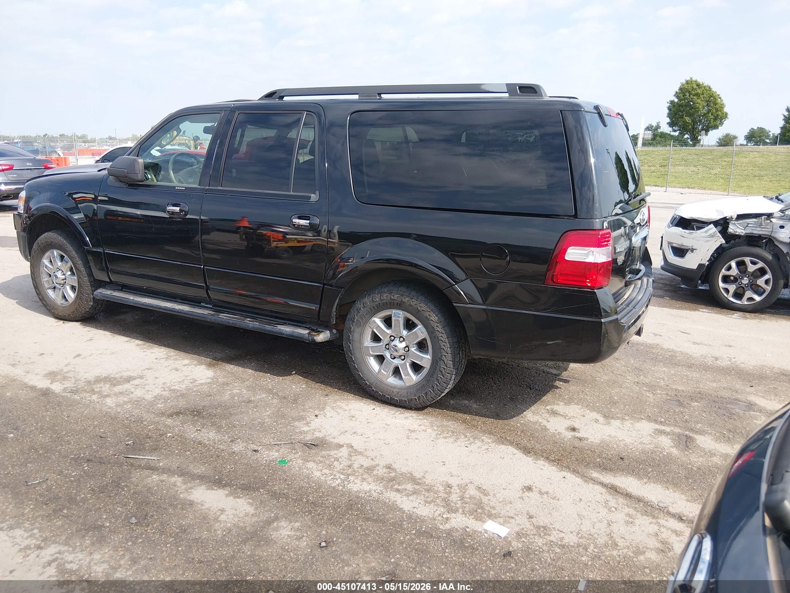 2011 Ford Expedition El Xlt Black vin: 1FMJK1J51BEF18697
