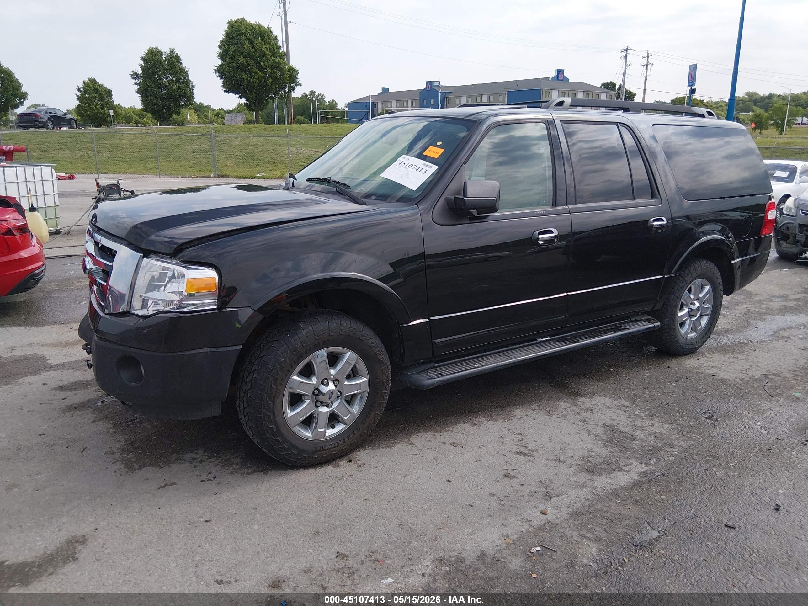 2011 Ford Expedition El Xlt Black vin: 1FMJK1J51BEF18697