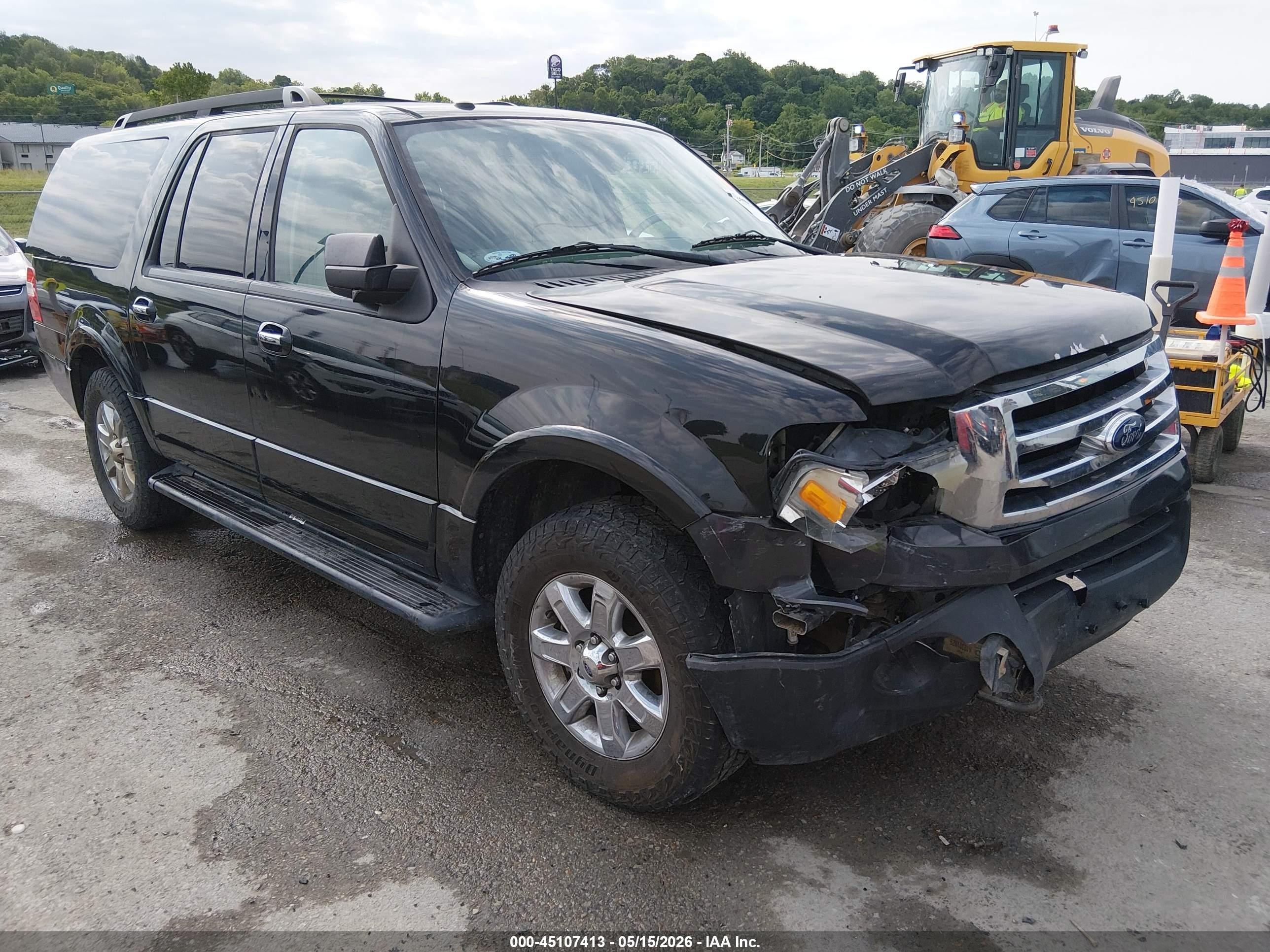 2011 Ford Expedition El Xlt Black vin: 1FMJK1J51BEF18697