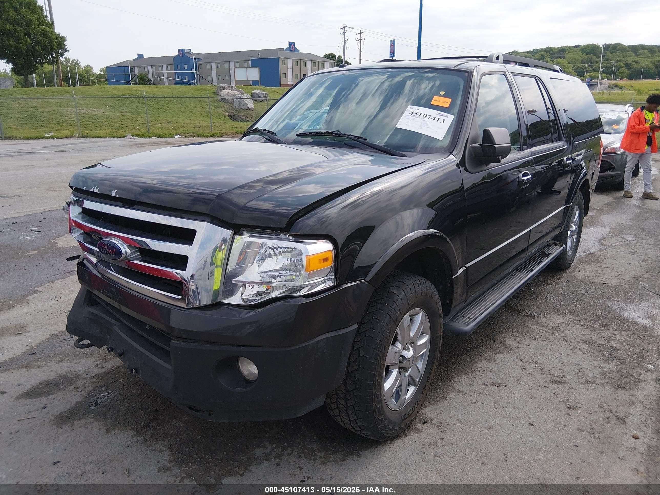 2011 Ford Expedition El Xlt Black vin: 1FMJK1J51BEF18697