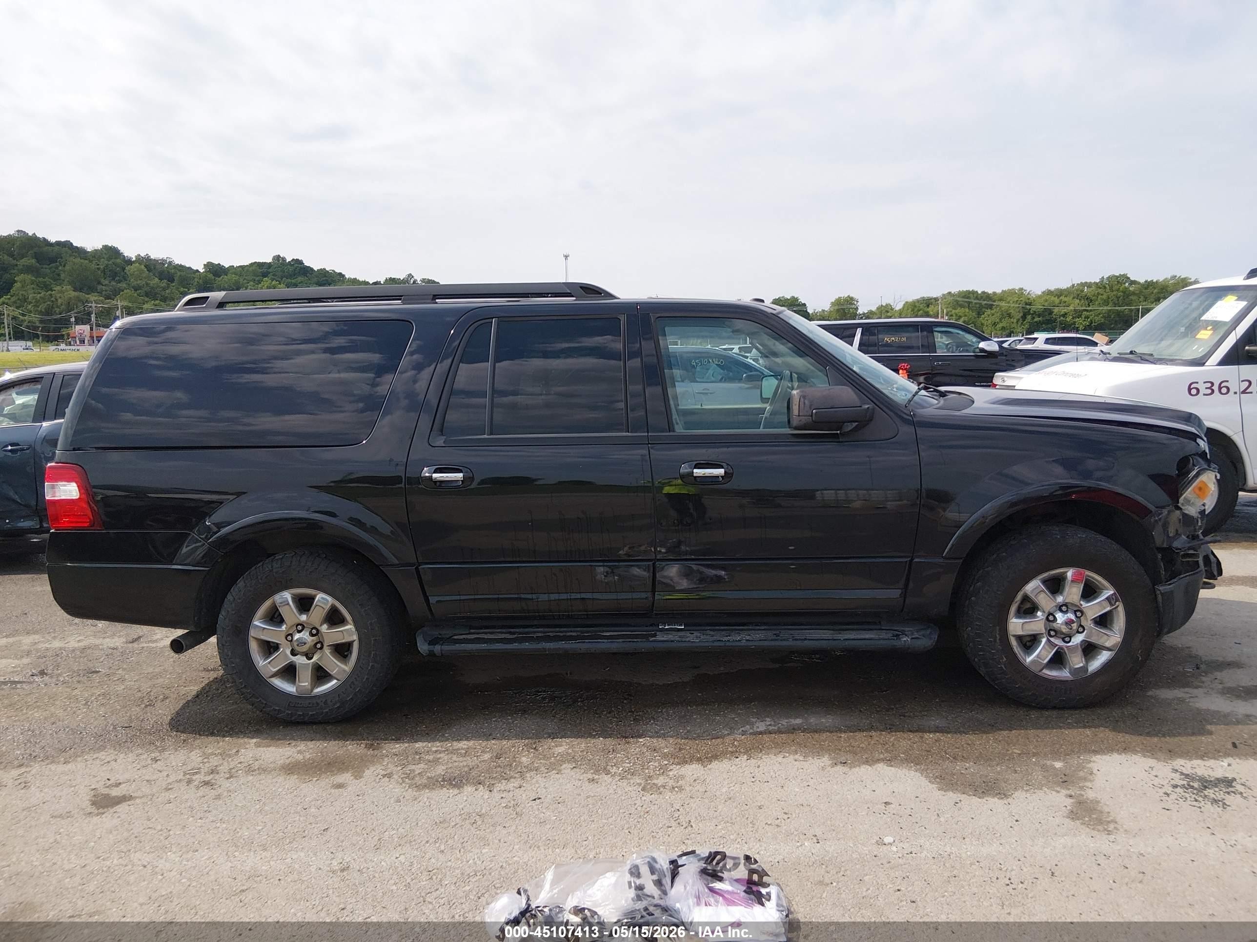 2011 Ford Expedition El Xlt Black vin: 1FMJK1J51BEF18697