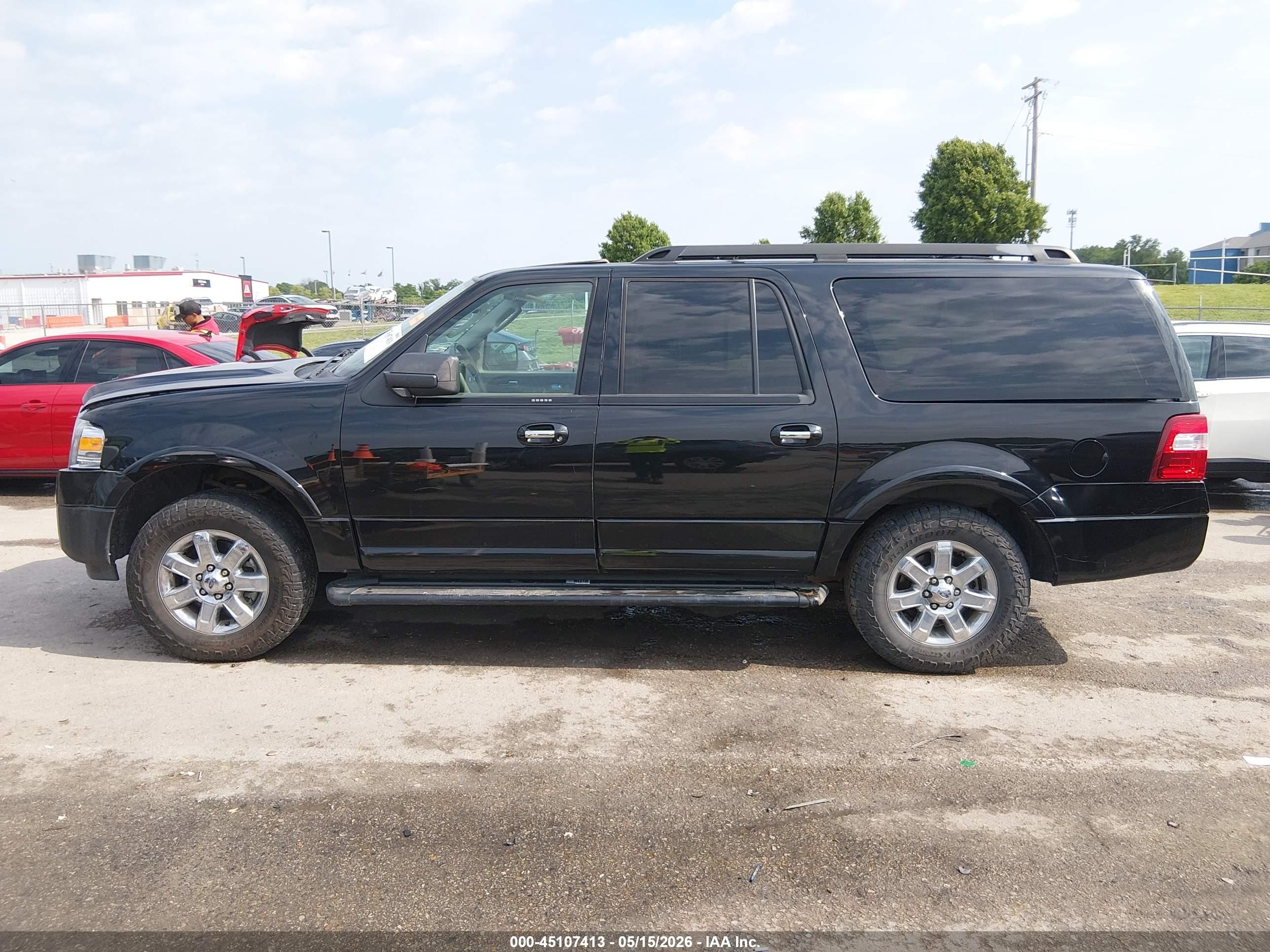 2011 Ford Expedition El Xlt Black vin: 1FMJK1J51BEF18697