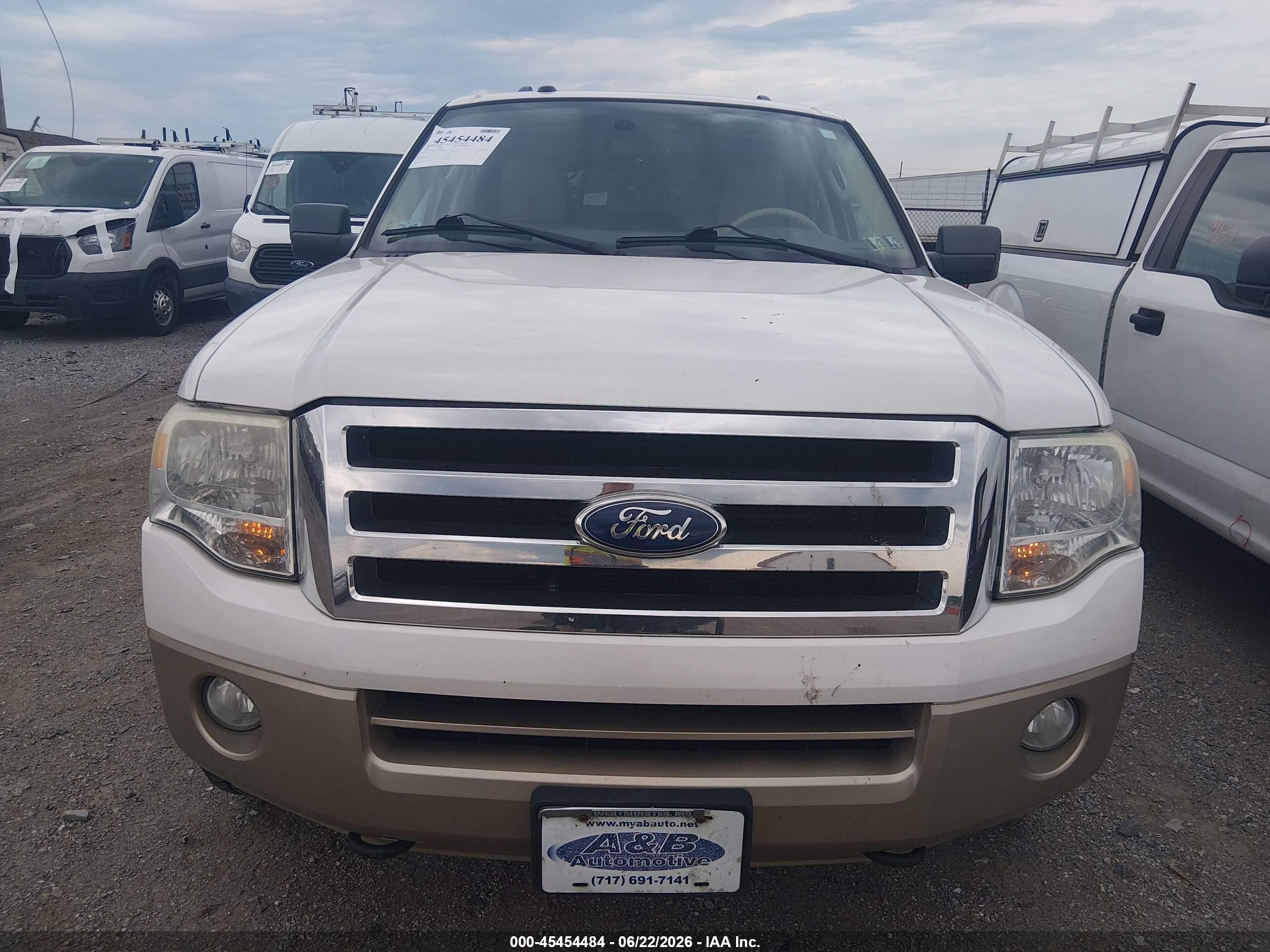 2012 Ford Expedition El Xlt White vin: 1FMJK1J51CEF02629