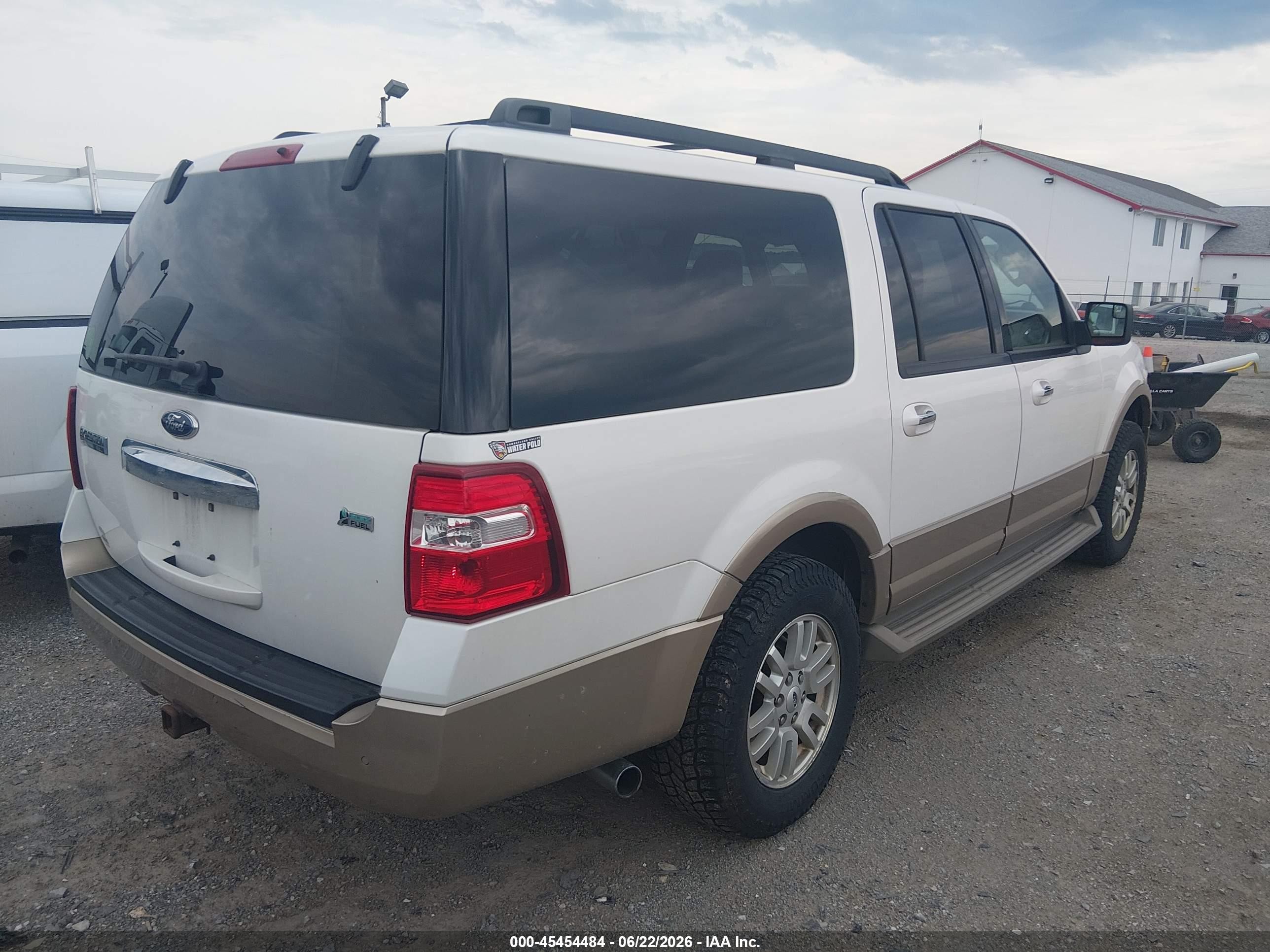 2012 Ford Expedition El Xlt White vin: 1FMJK1J51CEF02629