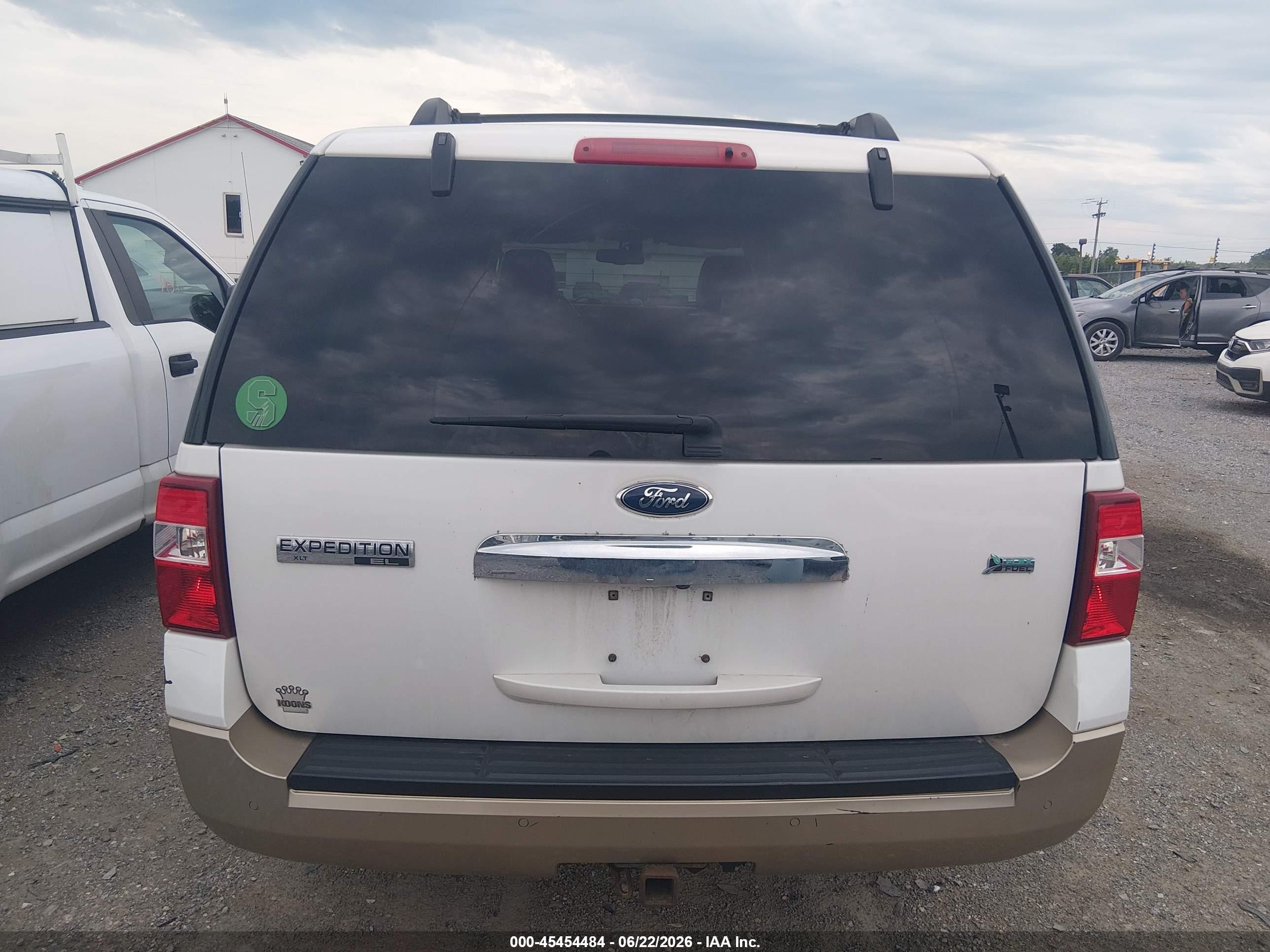 2012 Ford Expedition El Xlt White vin: 1FMJK1J51CEF02629