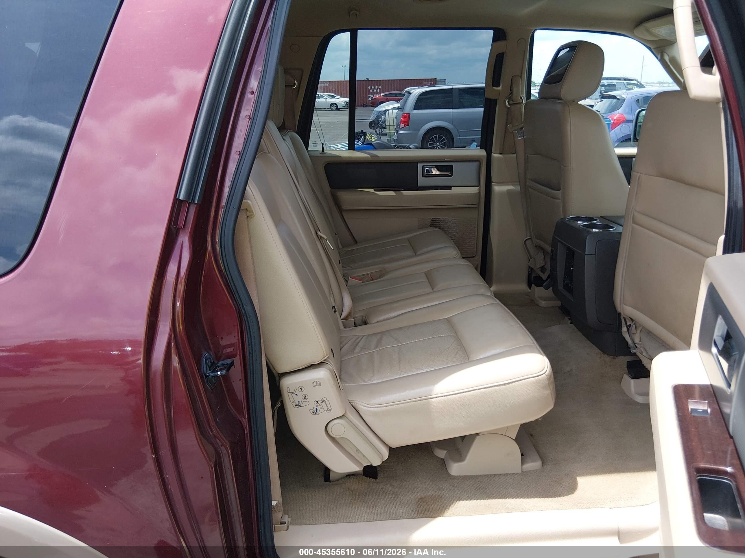 2012 Ford Expedition El Xlt Red vin: 1FMJK1J51CEF40748