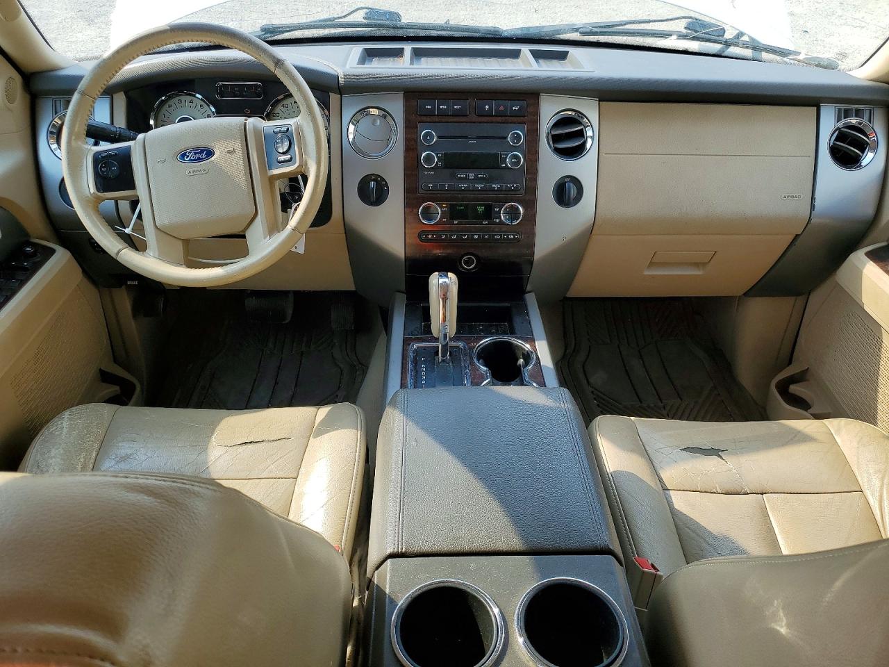2011 Ford Expedition El Xlt White vin: 1FMJK1J52BEF37744