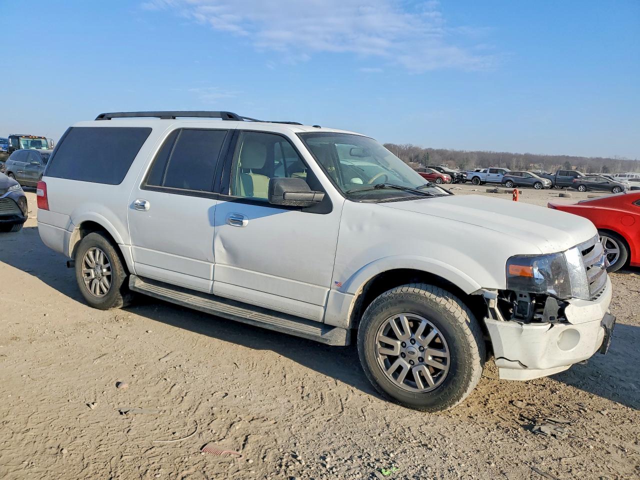 2011 Ford Expedition El Xlt White vin: 1FMJK1J52BEF57377