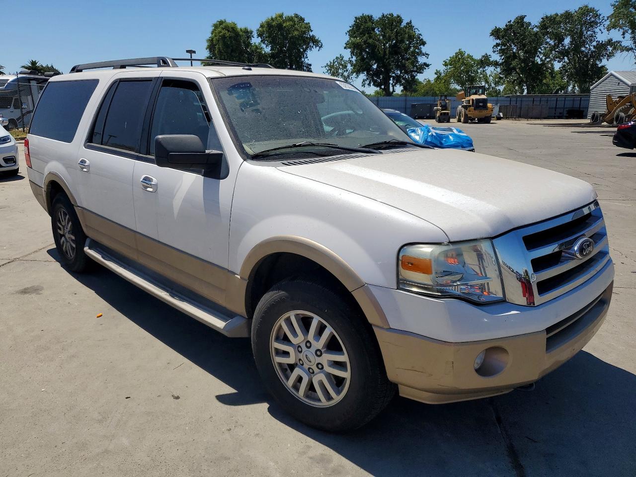 2013 Ford Expedition El Xlt White vin: 1FMJK1J52DEF53557