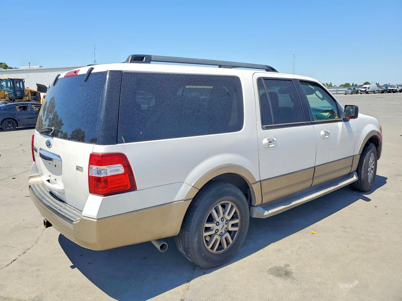 2013 Ford Expedition El Xlt White vin: 1FMJK1J52DEF53557