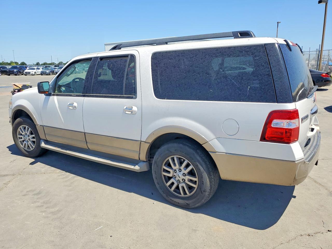 2013 Ford Expedition El Xlt White vin: 1FMJK1J52DEF53557