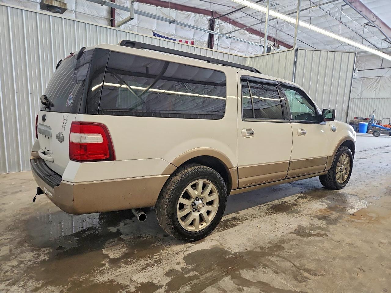 2012 Ford Expedition El Xlt White vin: 1FMJK1J53CEF15463